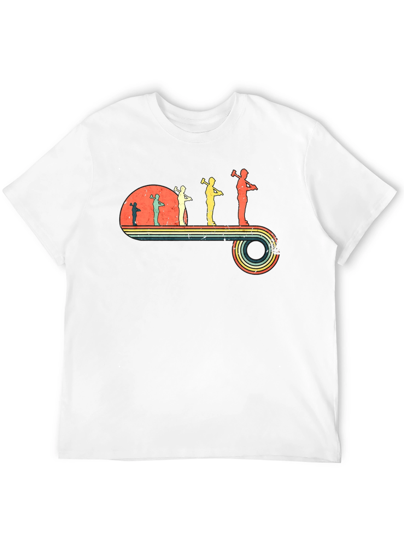 Retro Lumberjack Evolution T-Shirt