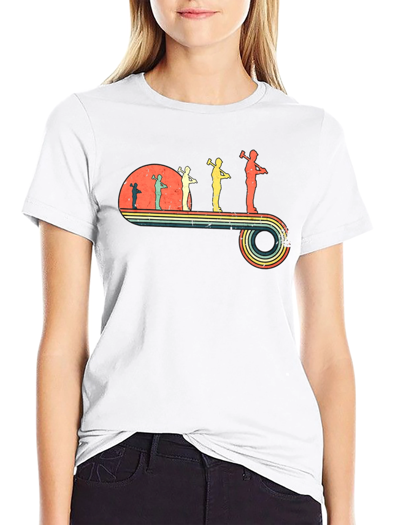 Retro Lumberjack Evolution T-Shirt