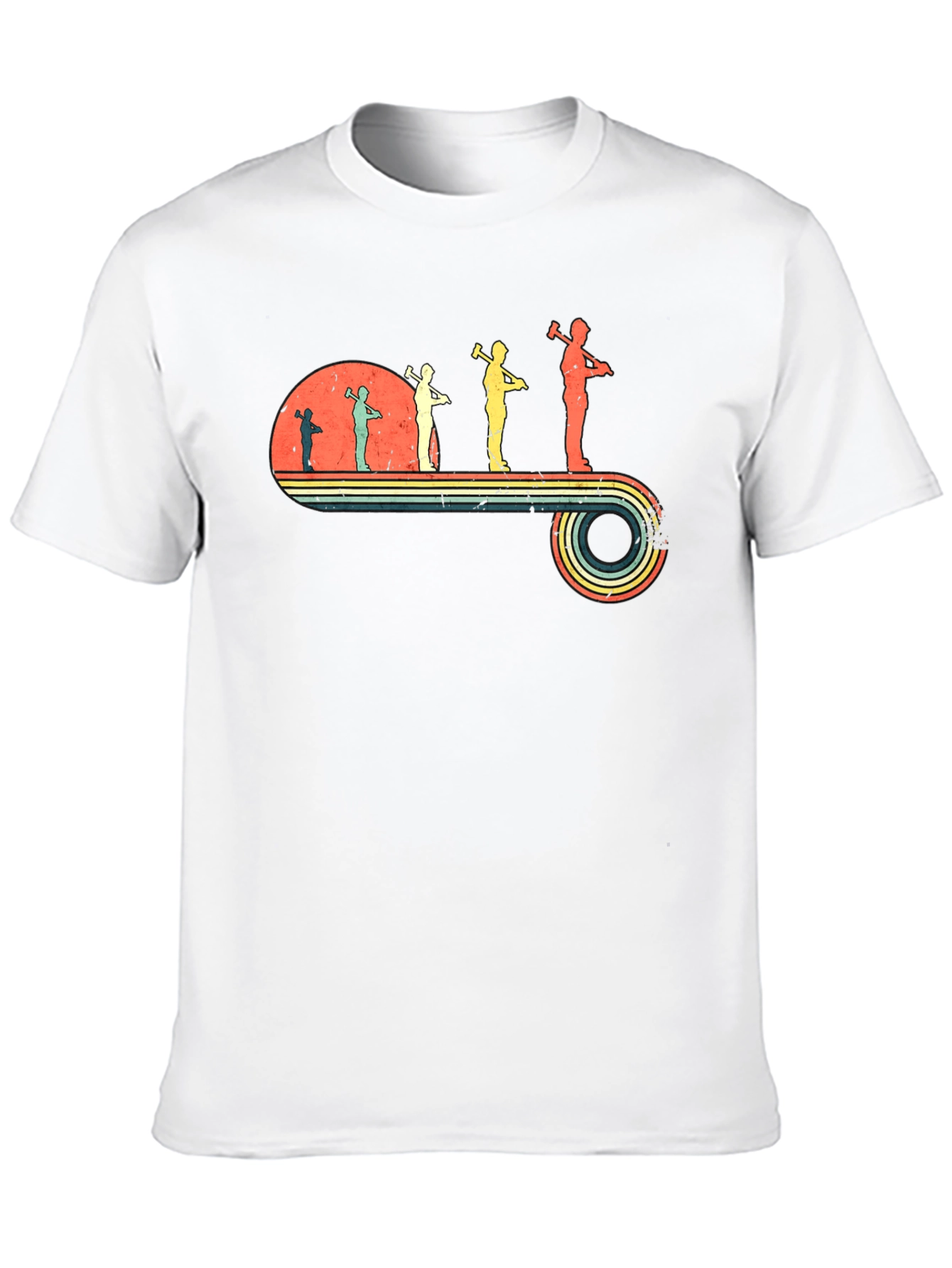 Retro Lumberjack Evolution T-Shirt