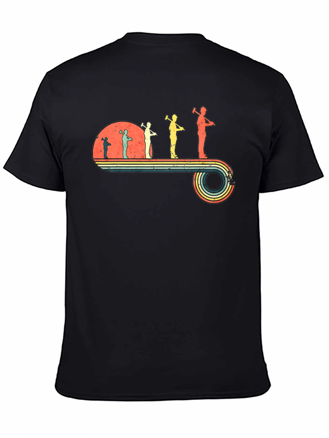 Retro Lumberjack Evolution T-Shirt