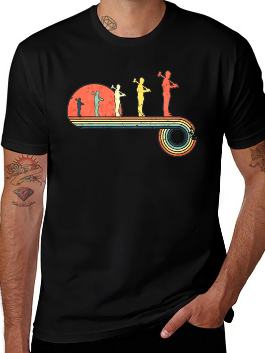 Retro Lumberjack Evolution T-Shirt