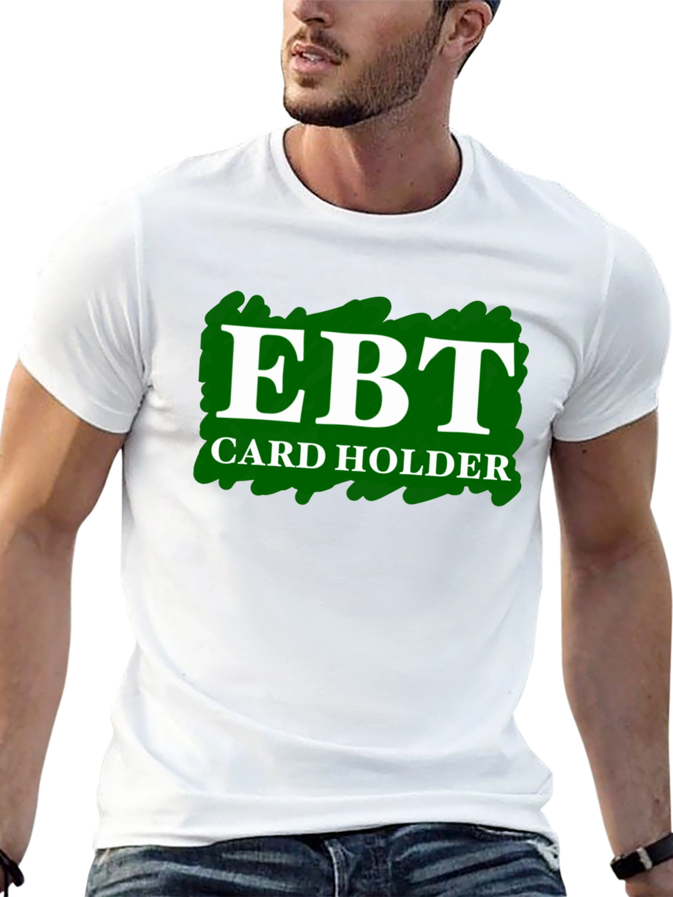 EBT Card Holder T-Shirt - Black Graphic Tee