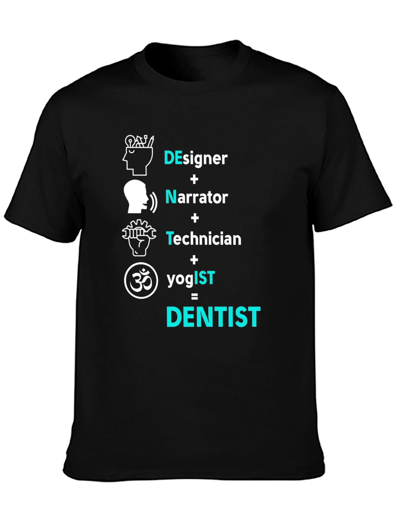 Dentist Formula T-Shirt Funny Dental Profession Tee