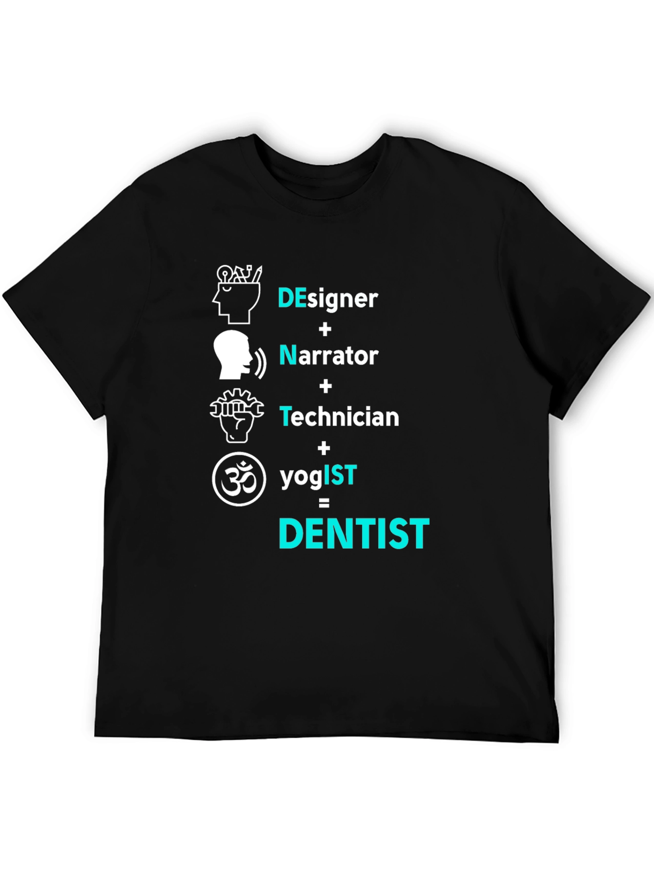 Dentist Formula T-Shirt Funny Dental Profession Tee