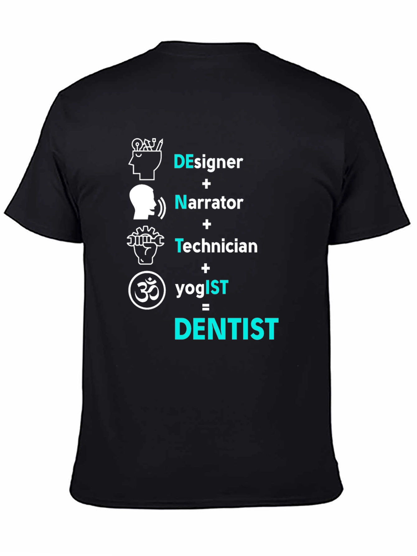 Dentist Formula T-Shirt Funny Dental Profession Tee