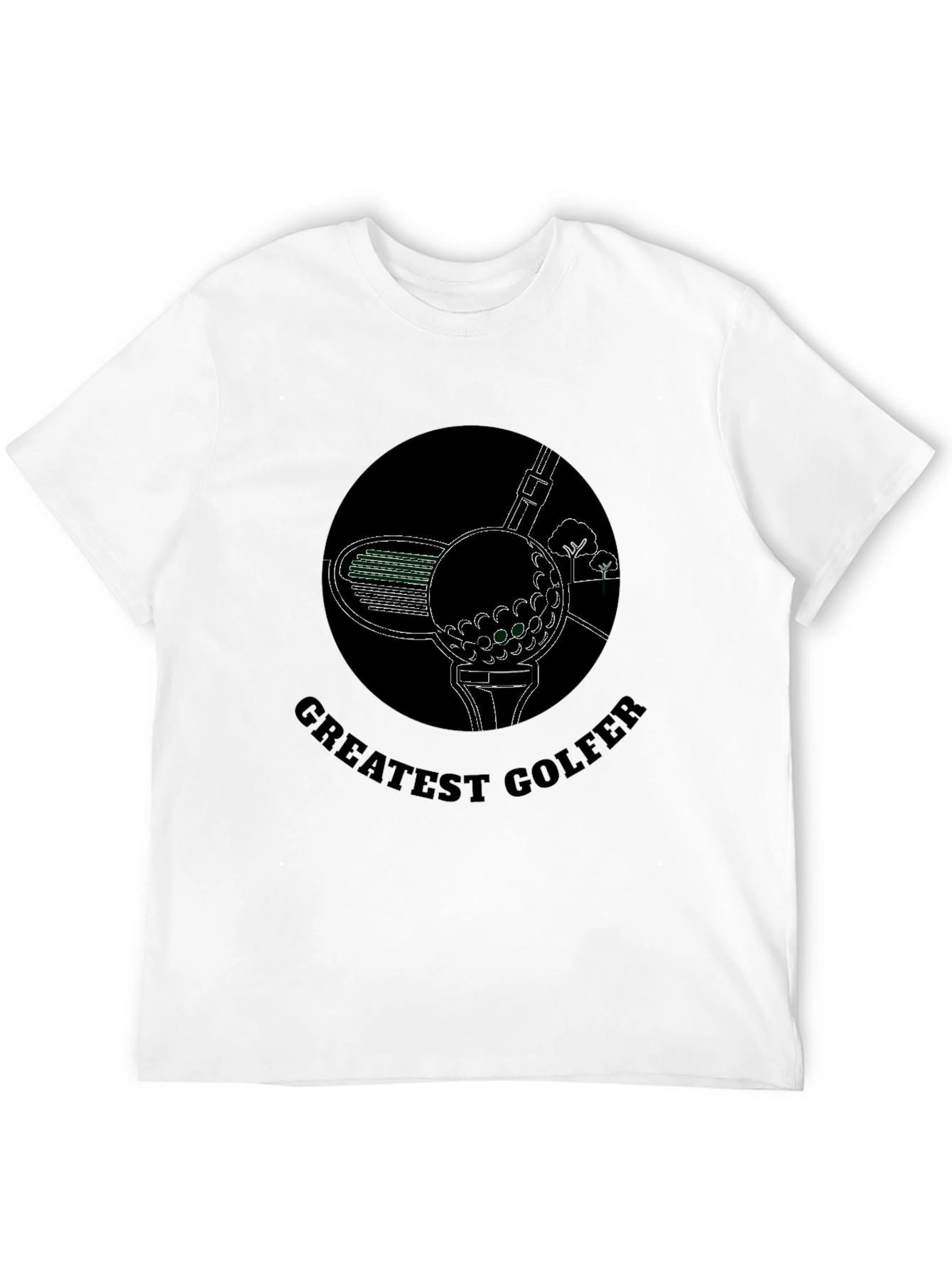 Greatest Golfer Tee - Black Golf T-Shirt