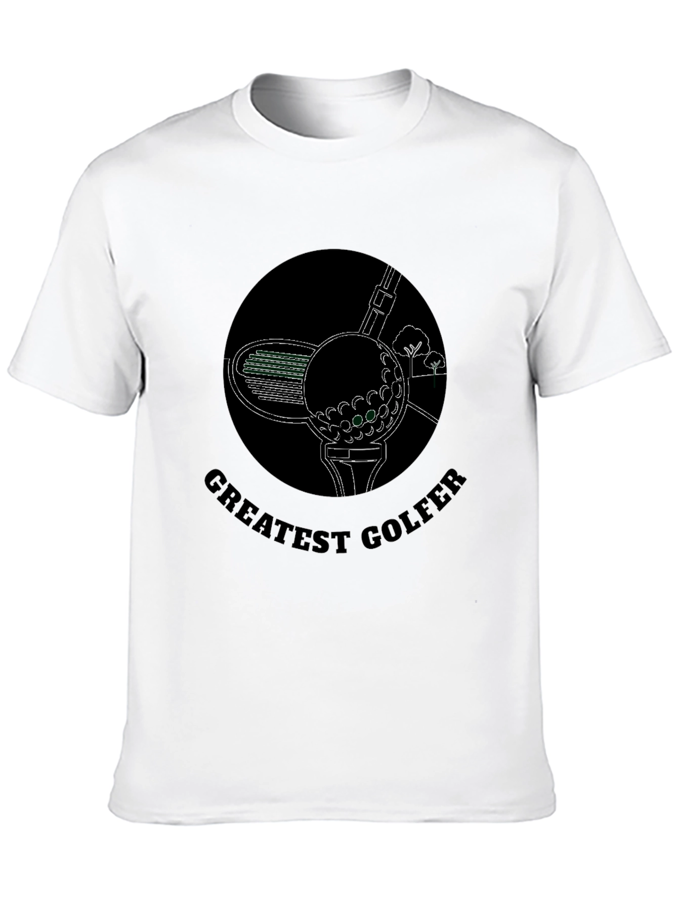 Greatest Golfer Tee - Black Golf T-Shirt