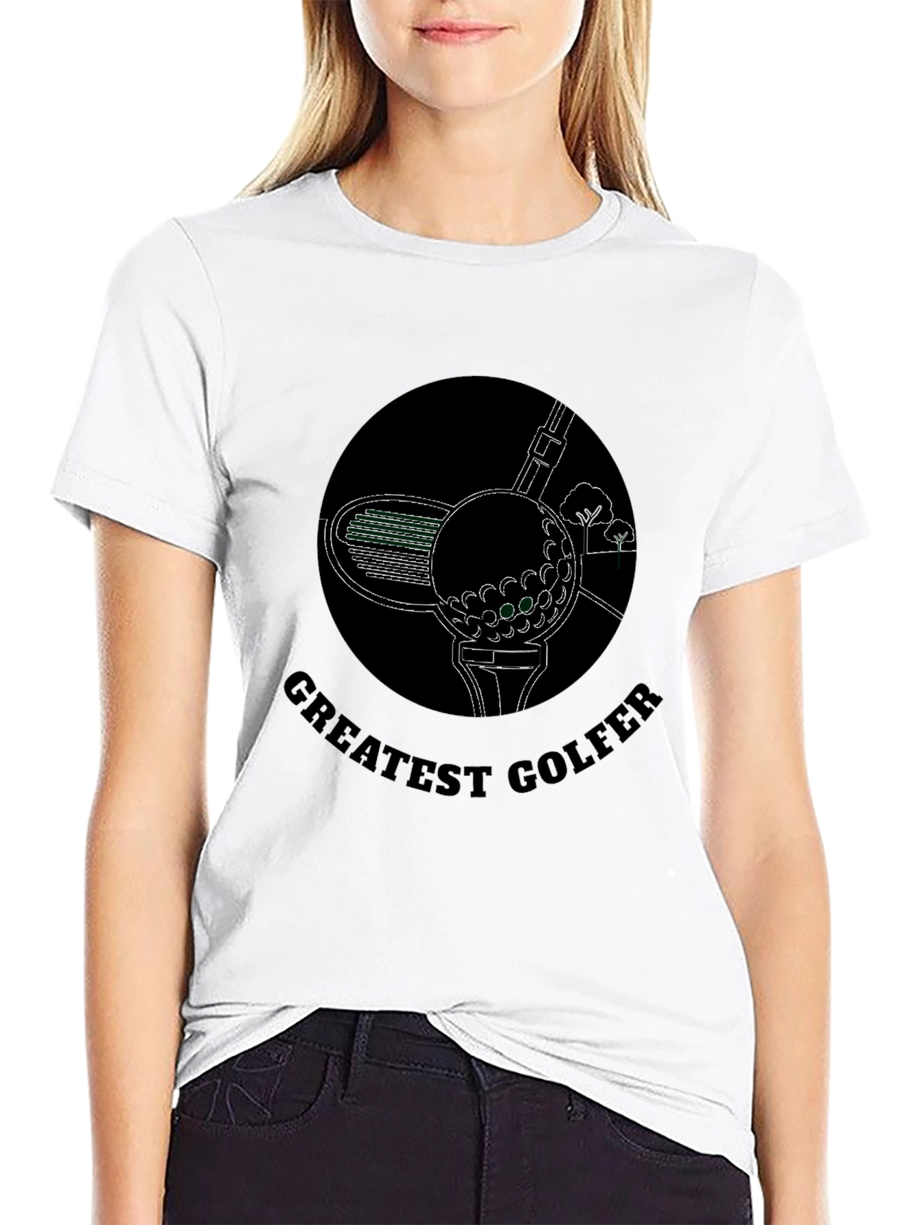 Greatest Golfer Tee - Black Golf T-Shirt