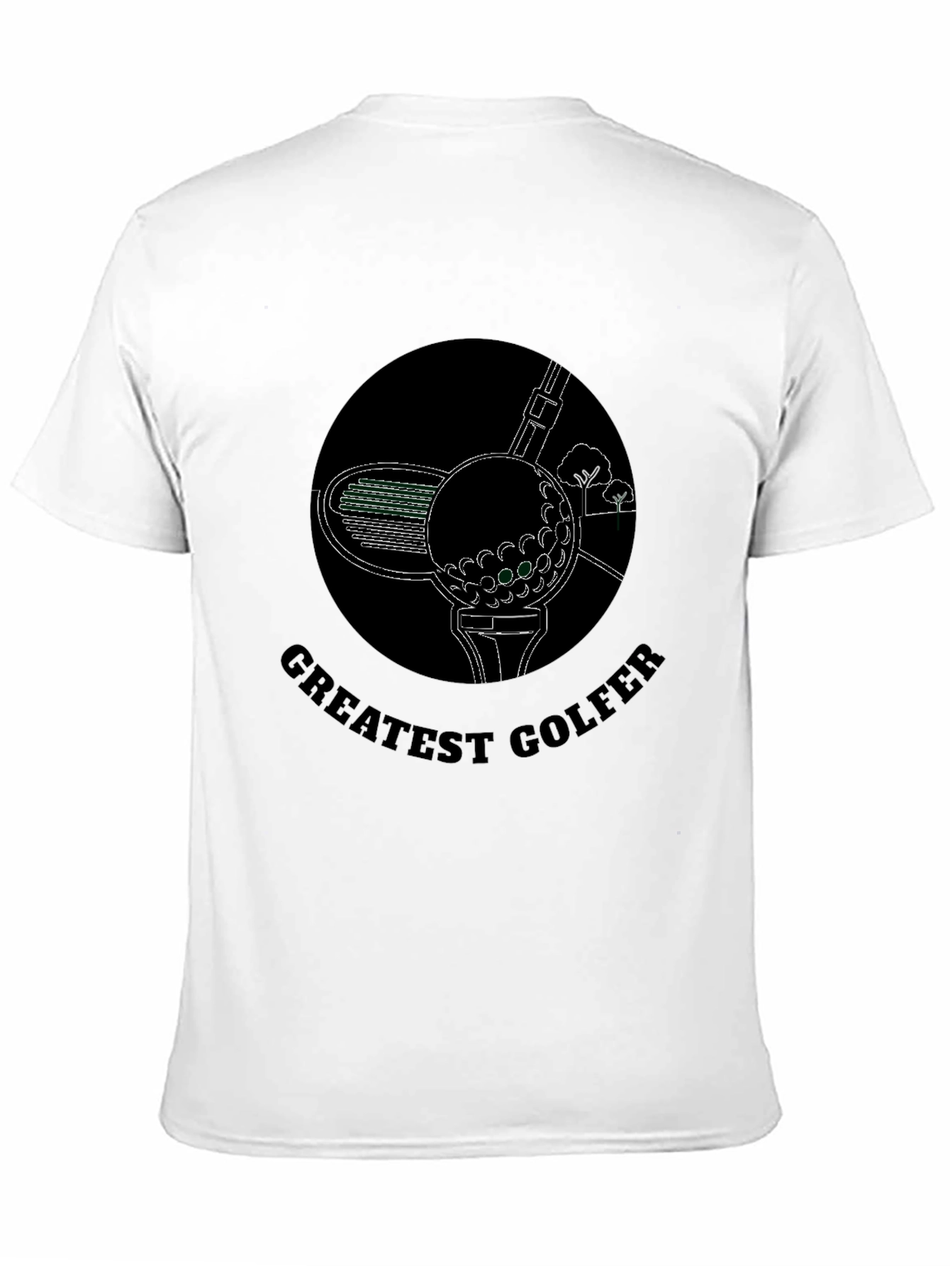 Greatest Golfer Tee - Black Golf T-Shirt