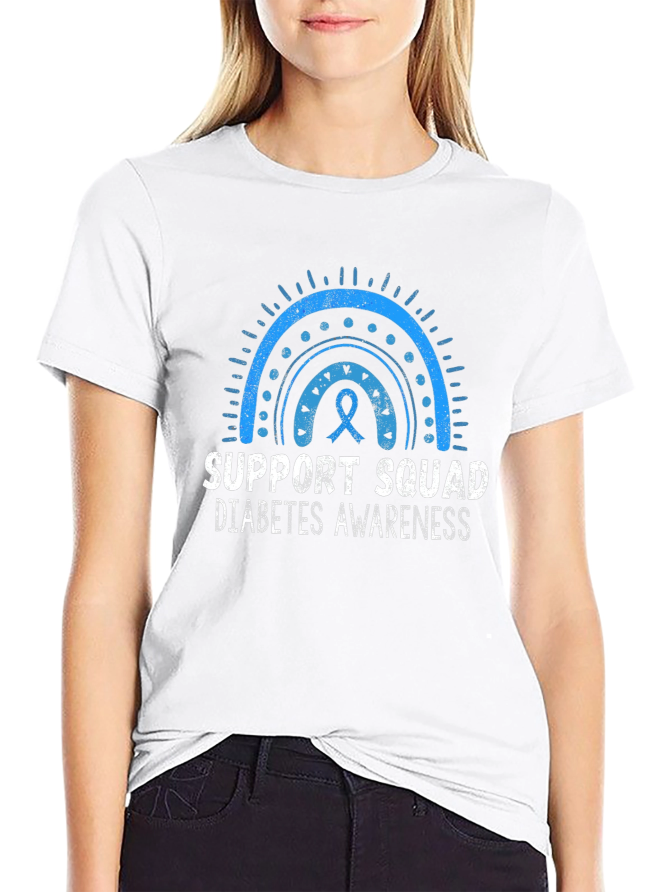 Diabetes Awareness Support Squad T-Shirt