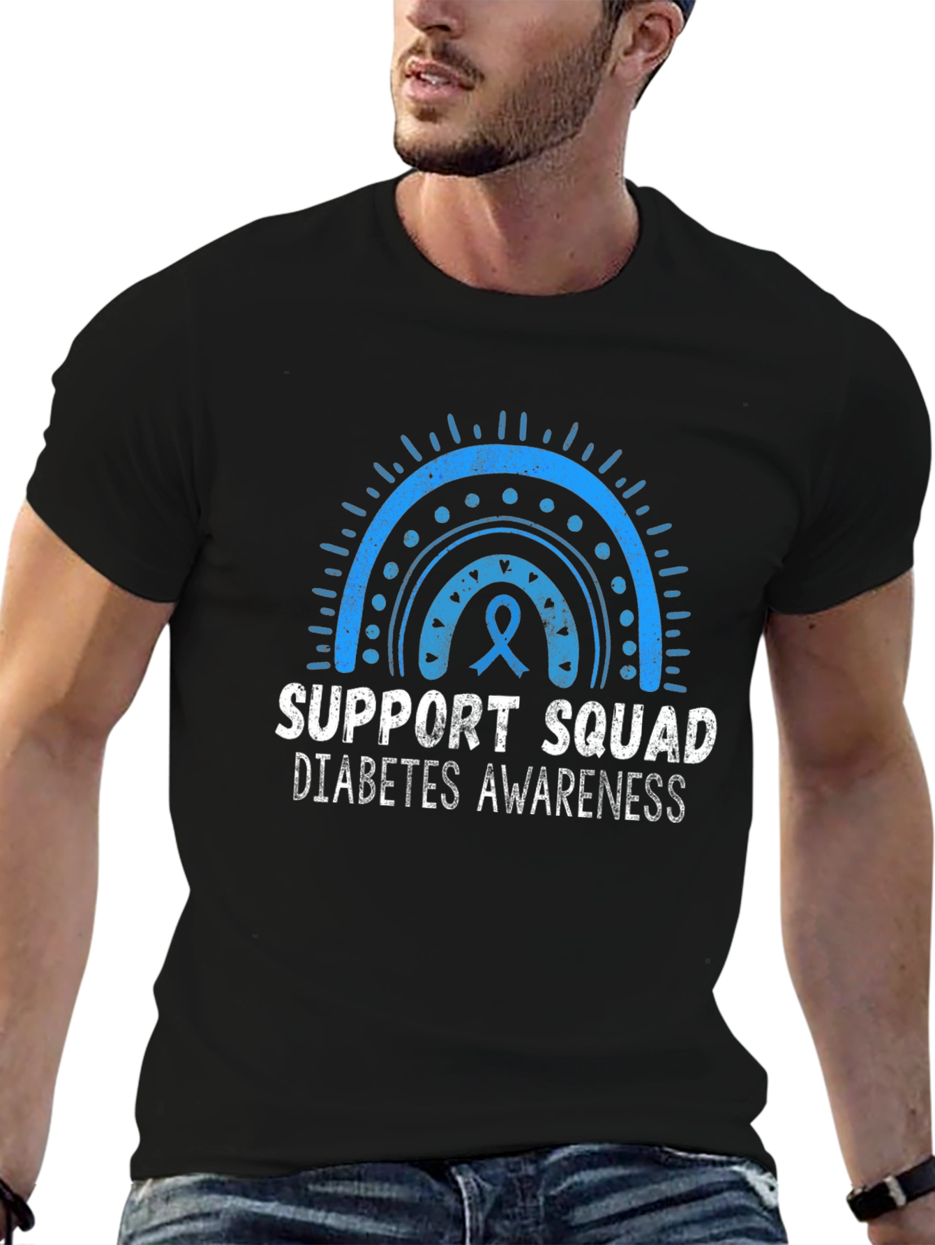 Diabetes Awareness Support Squad T-Shirt