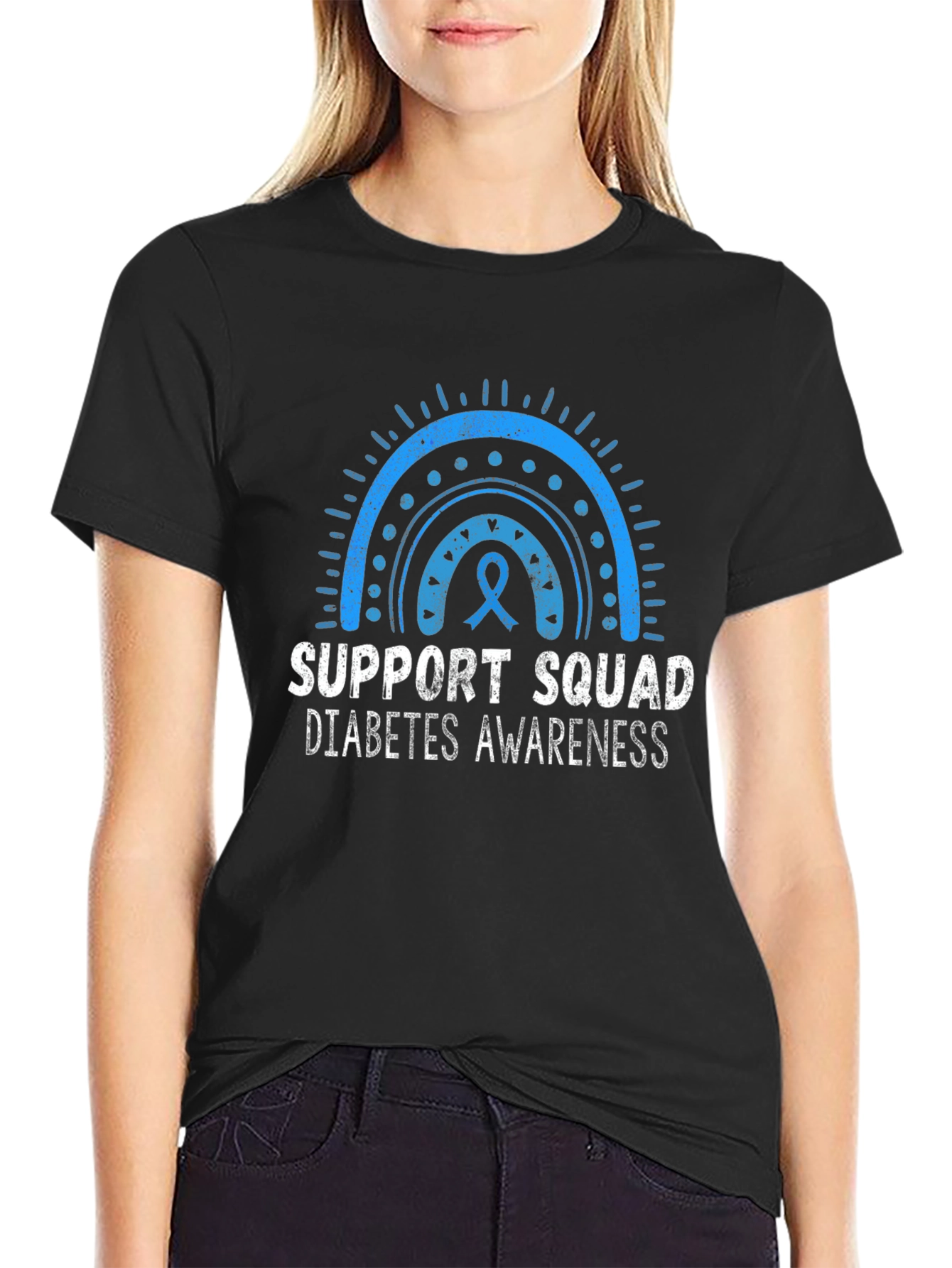 Diabetes Awareness Support Squad T-Shirt