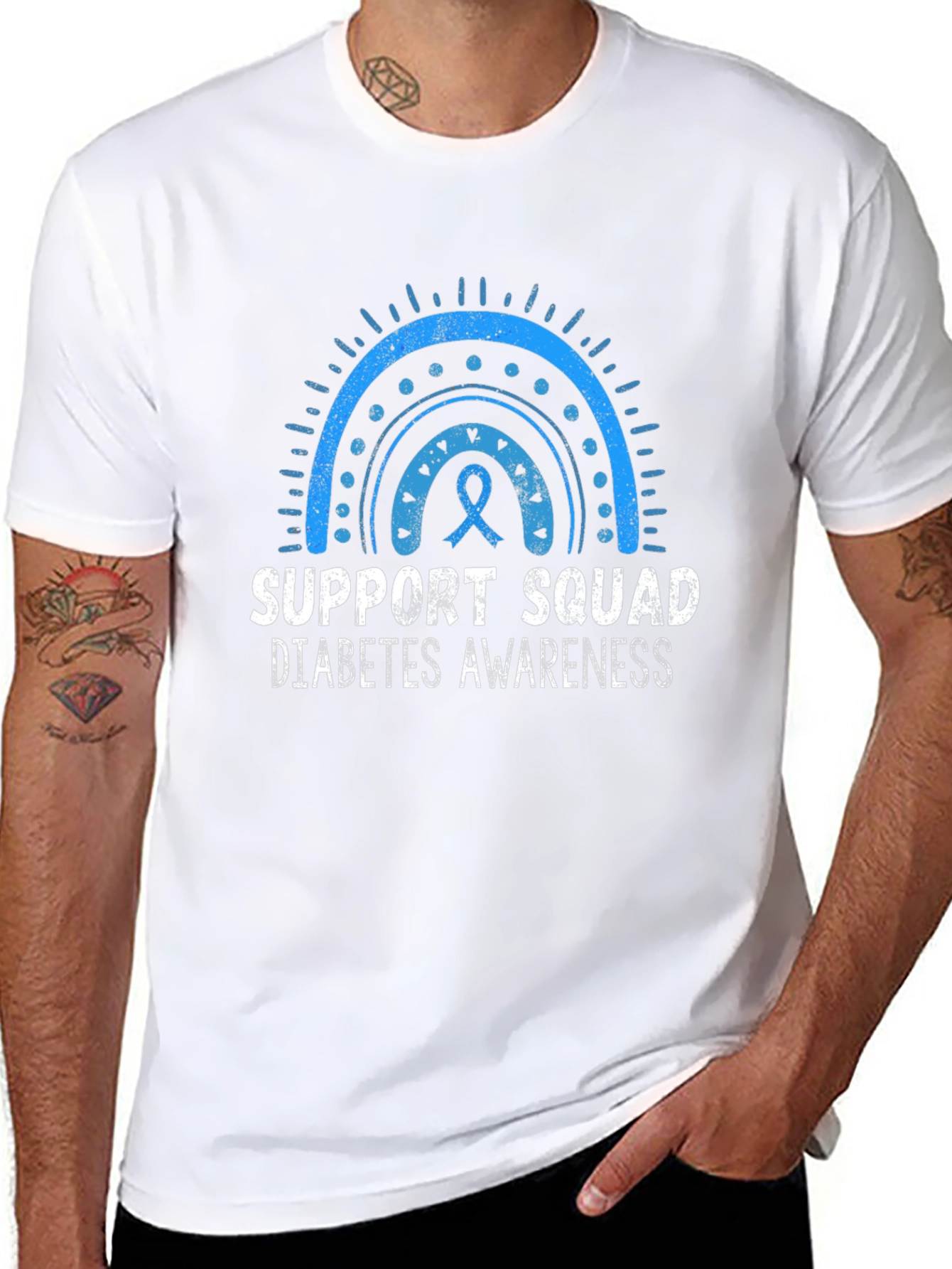Diabetes Awareness Support Squad T-Shirt
