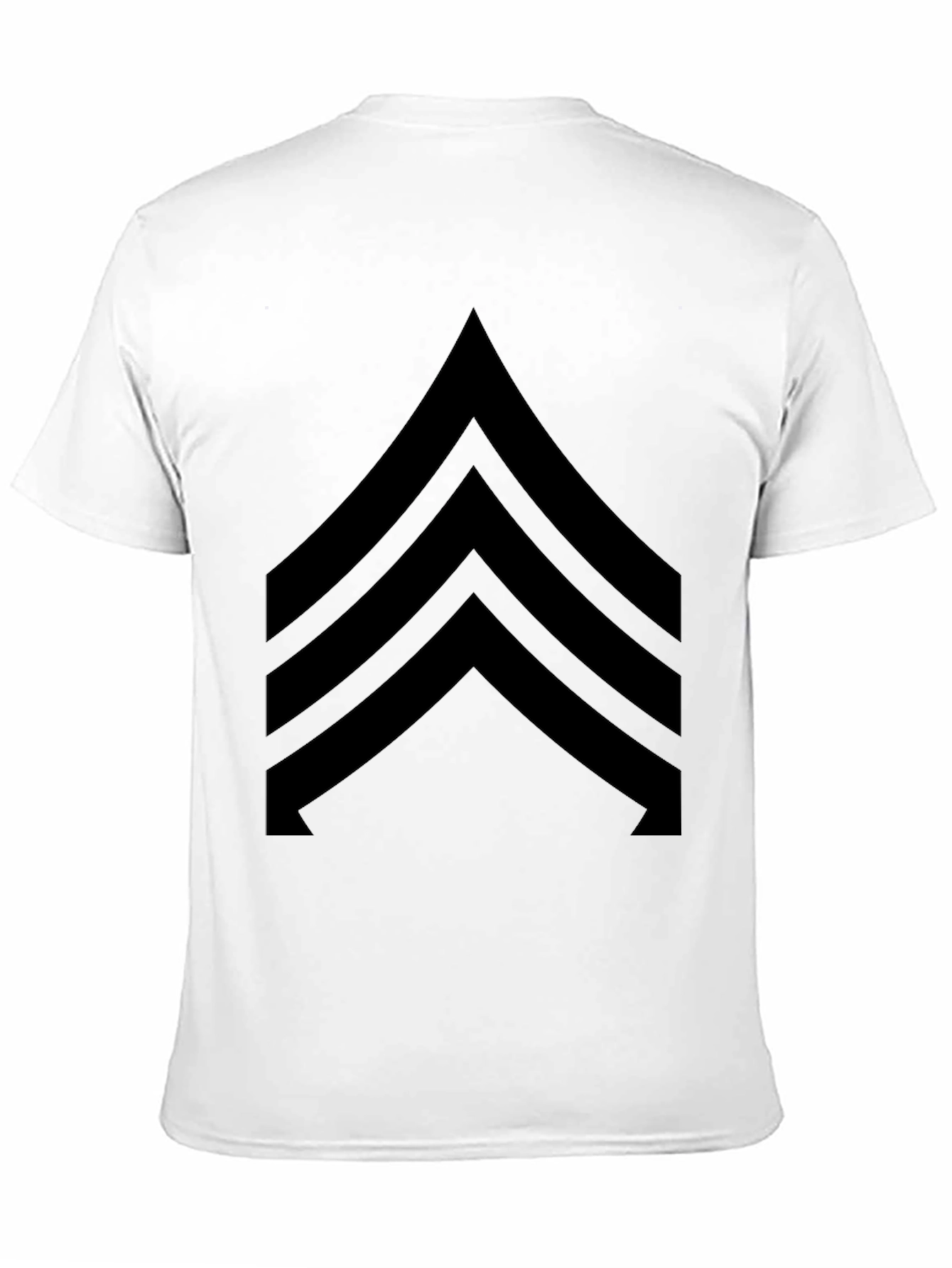 Chevron Graphic T-Shirt - Black