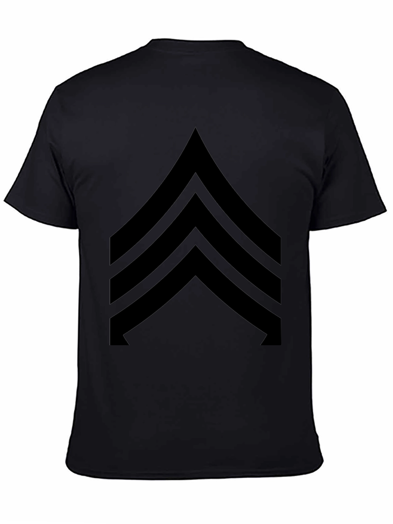 Chevron Graphic T-Shirt - Black