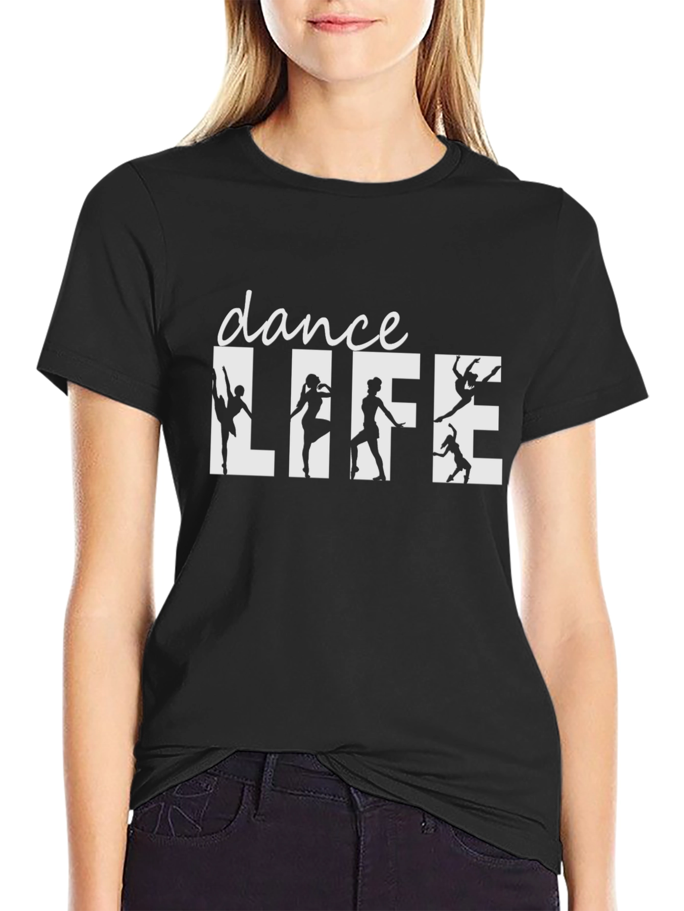 Dance Life T-Shirt - Black Graphic Tee