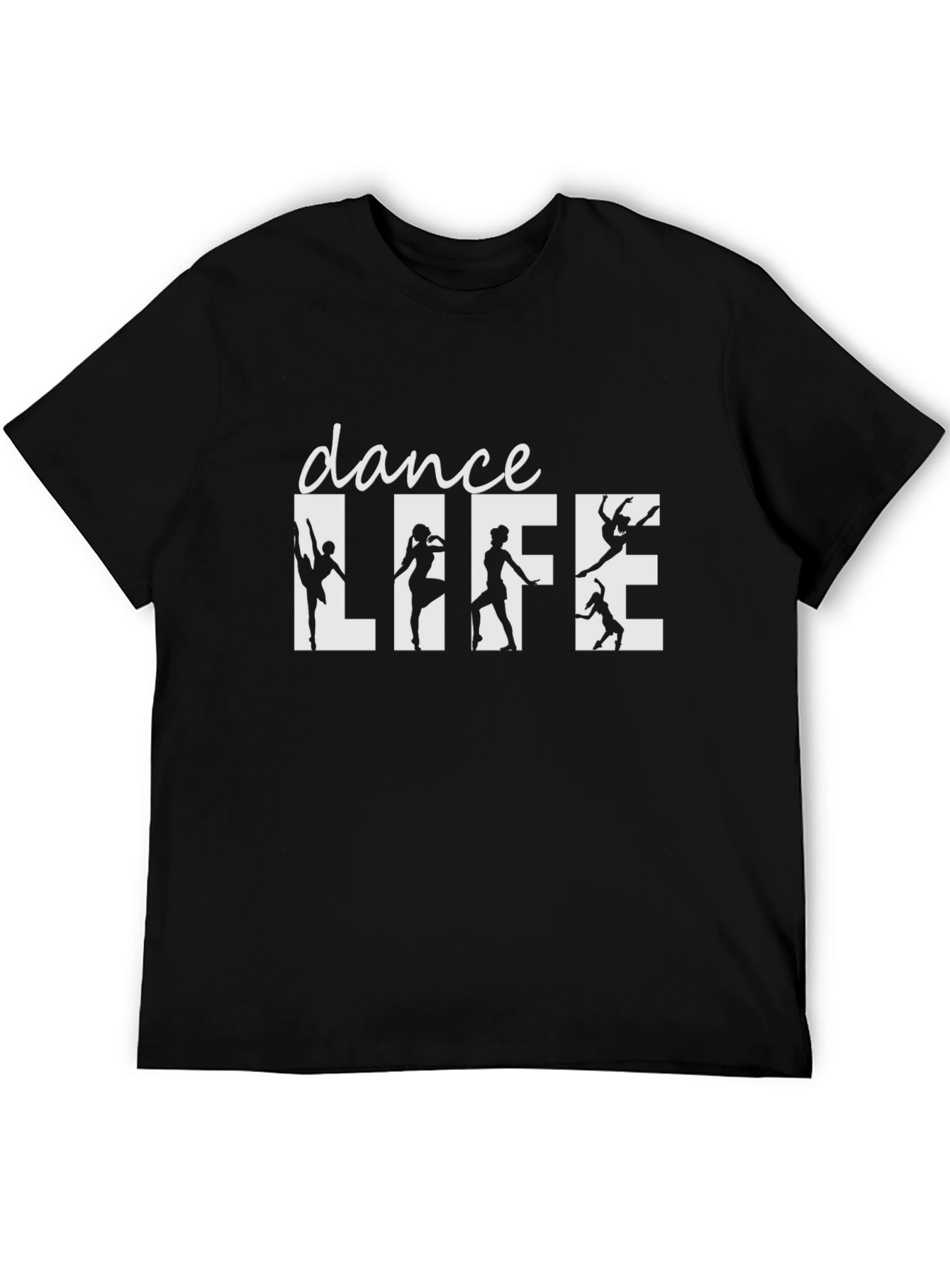 Dance Life T-Shirt - Black Graphic Tee