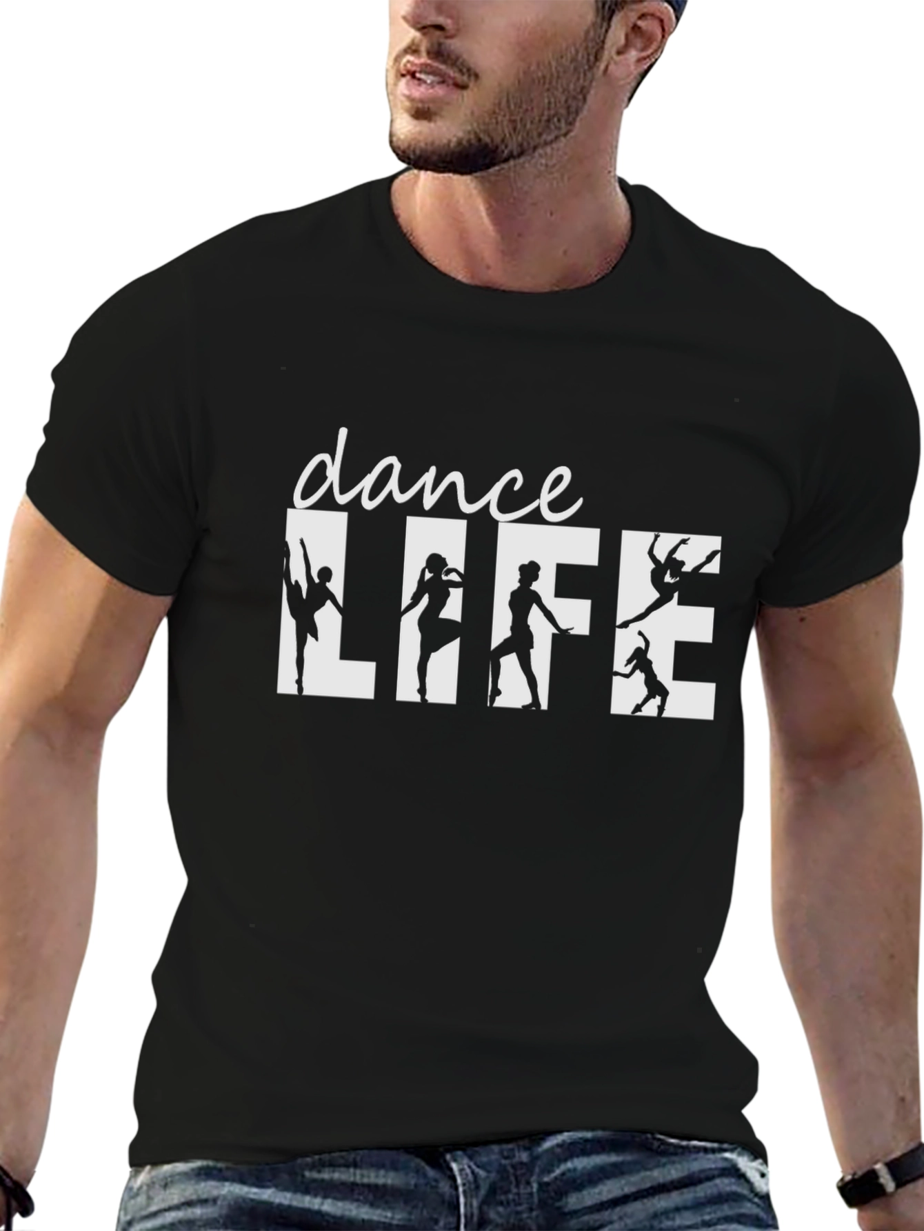 Dance Life T-Shirt - Black Graphic Tee