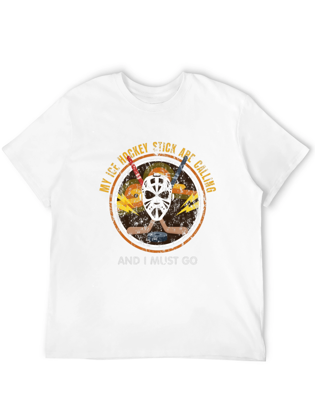 Ice Hockey T-Shirt - Hockey Sticks Are Calling Tee