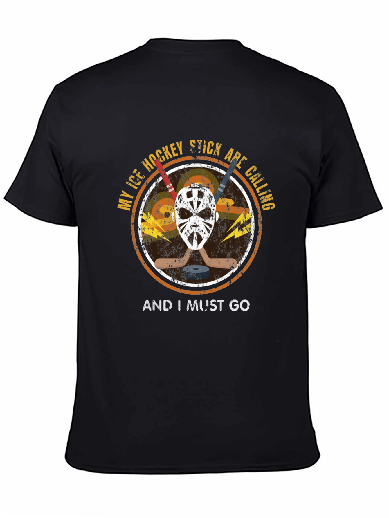 Ice Hockey T-Shirt - Hockey Sticks Are Calling Tee