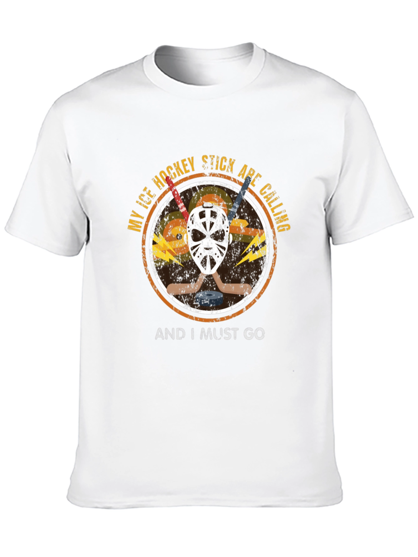 Ice Hockey T-Shirt - Hockey Sticks Are Calling Tee
