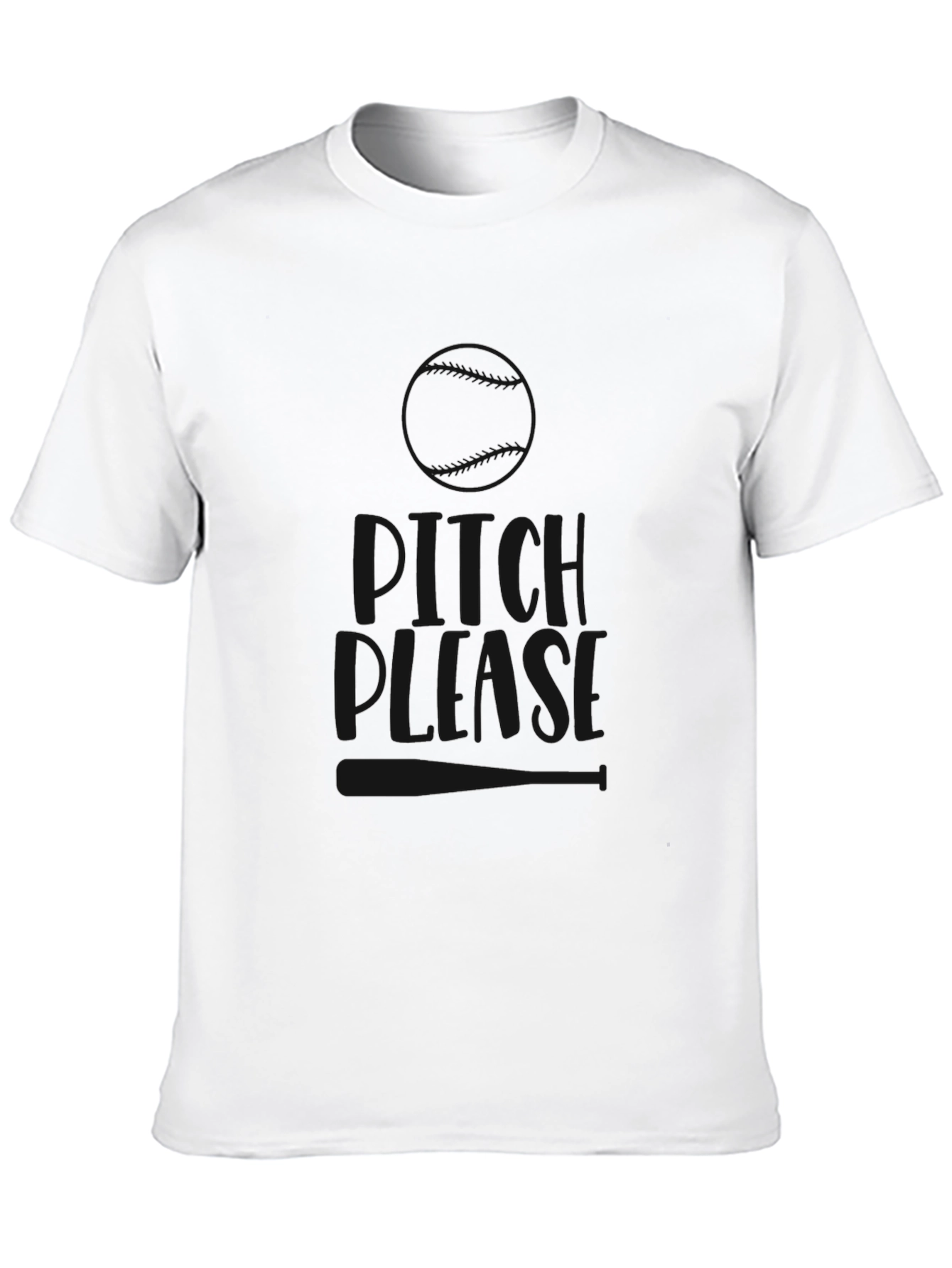 Pitch Please Graphic Tee - Baseball T-Shirt