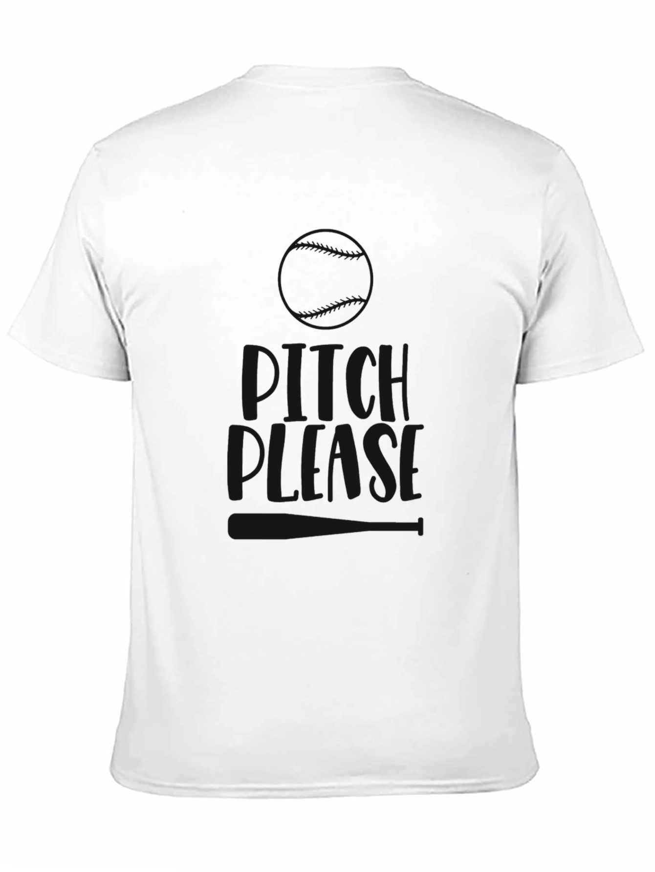 Pitch Please Graphic Tee - Baseball T-Shirt