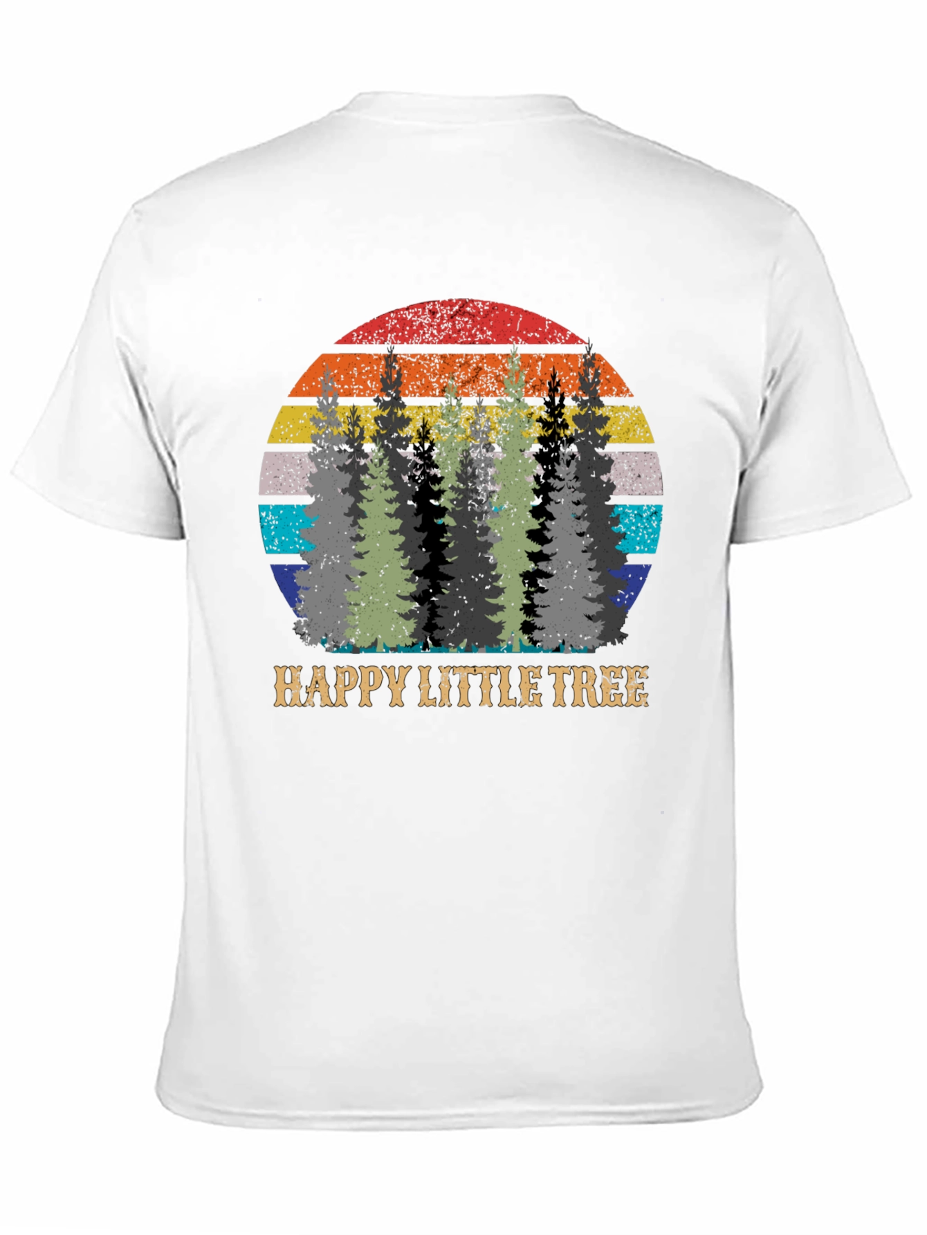 Happy Little Tree Graphic T-Shirt