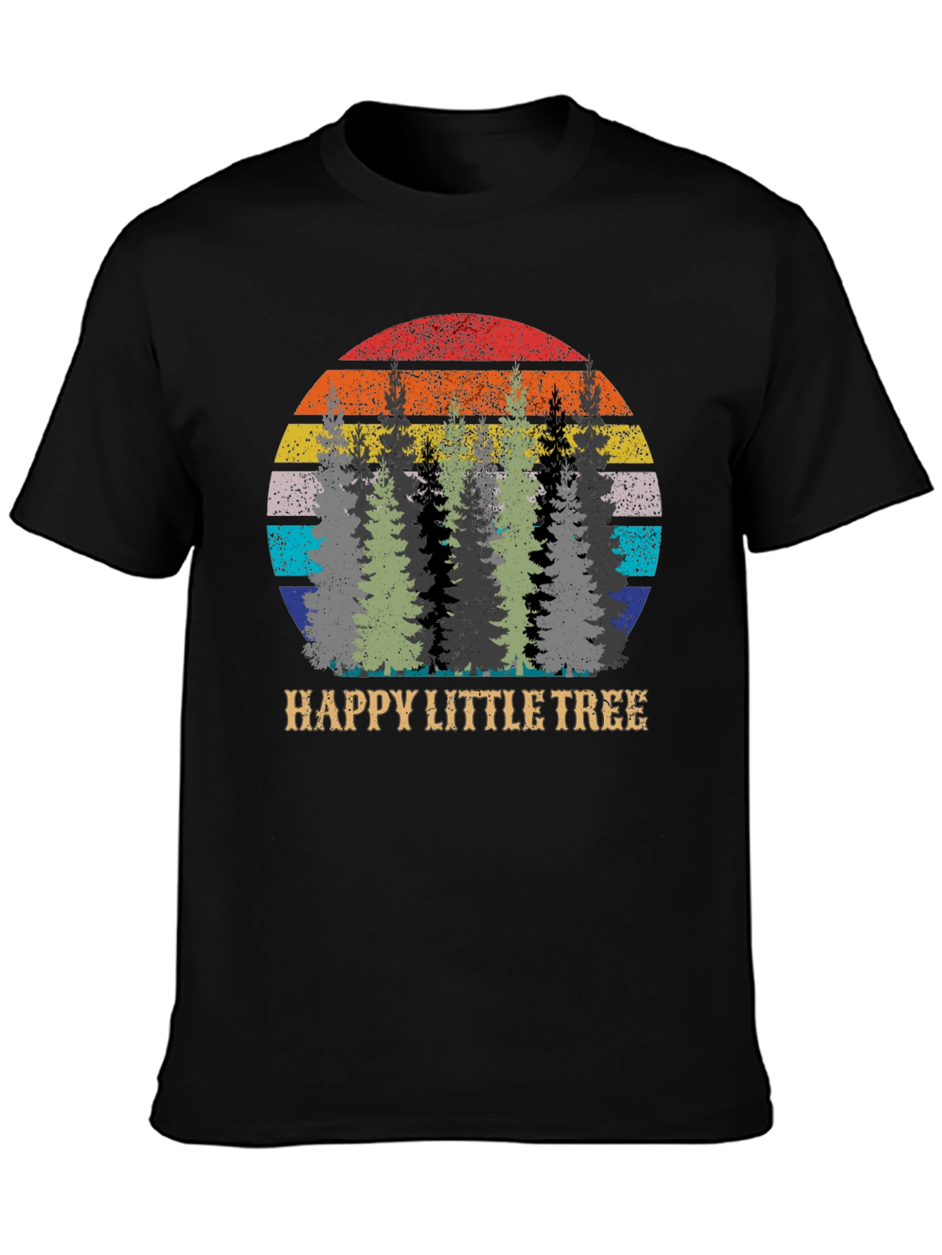 Happy Little Tree Graphic T-Shirt