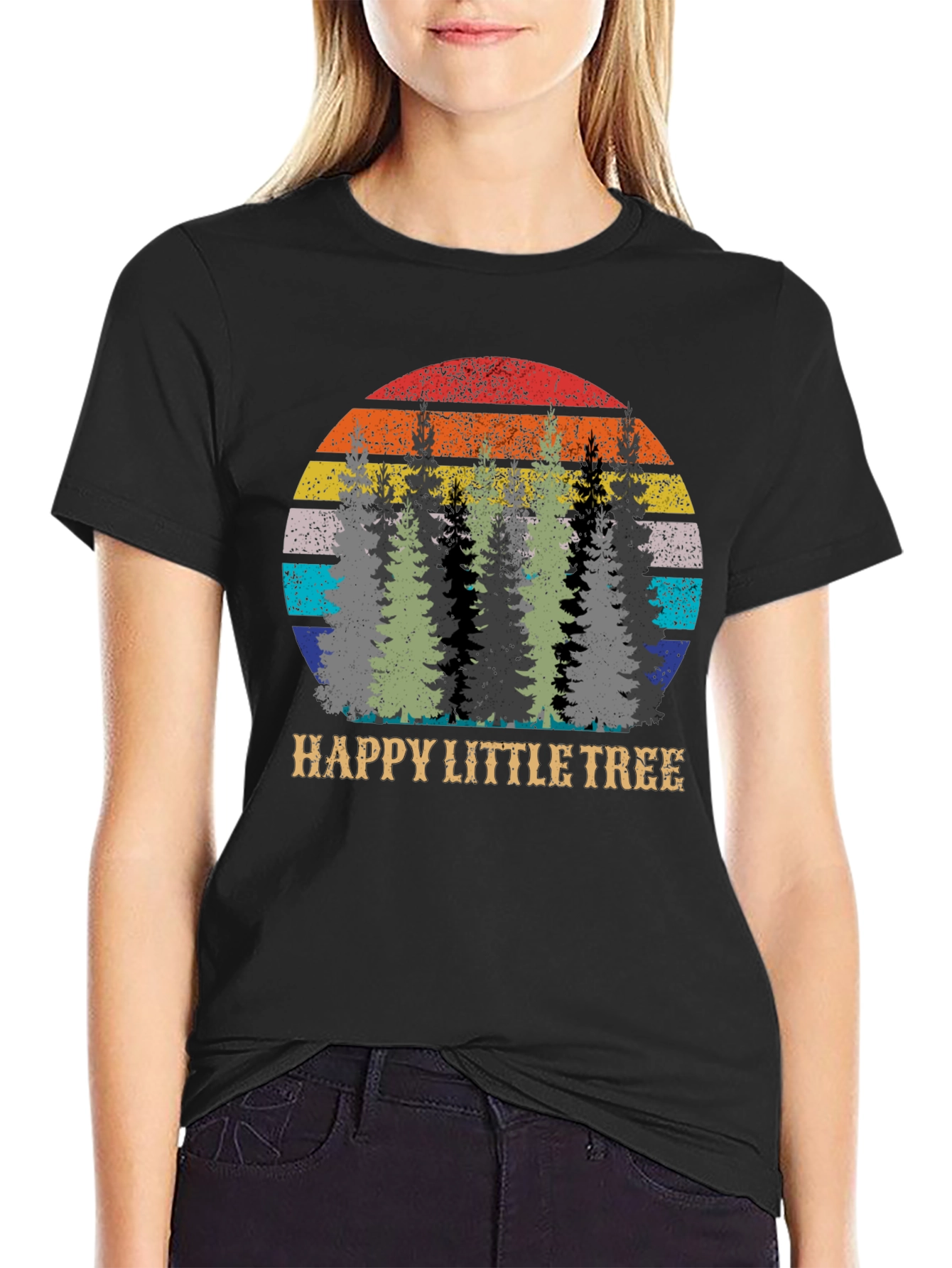 Happy Little Tree Graphic T-Shirt