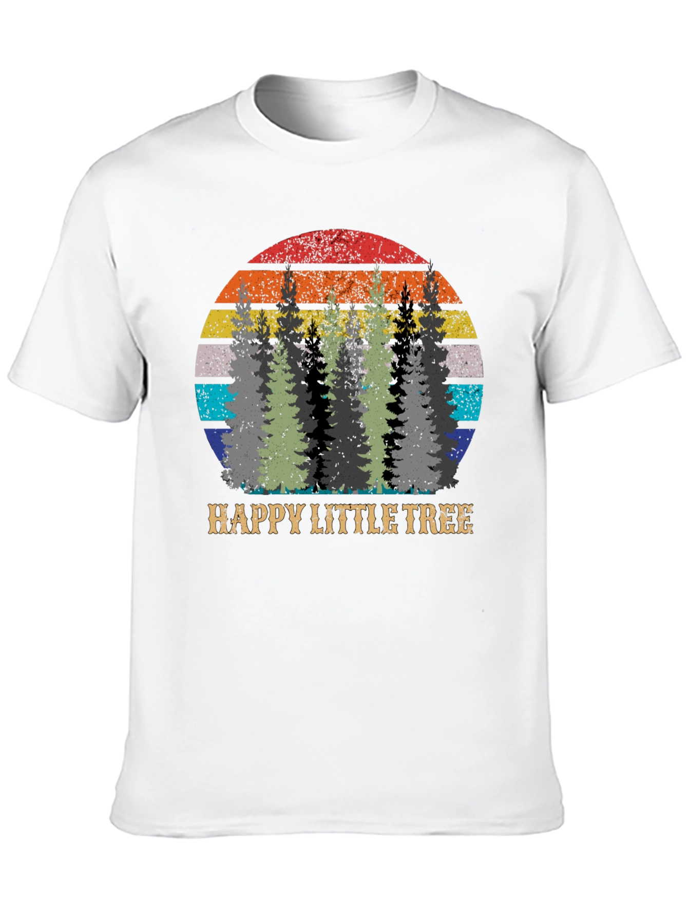 Happy Little Tree Graphic T-Shirt
