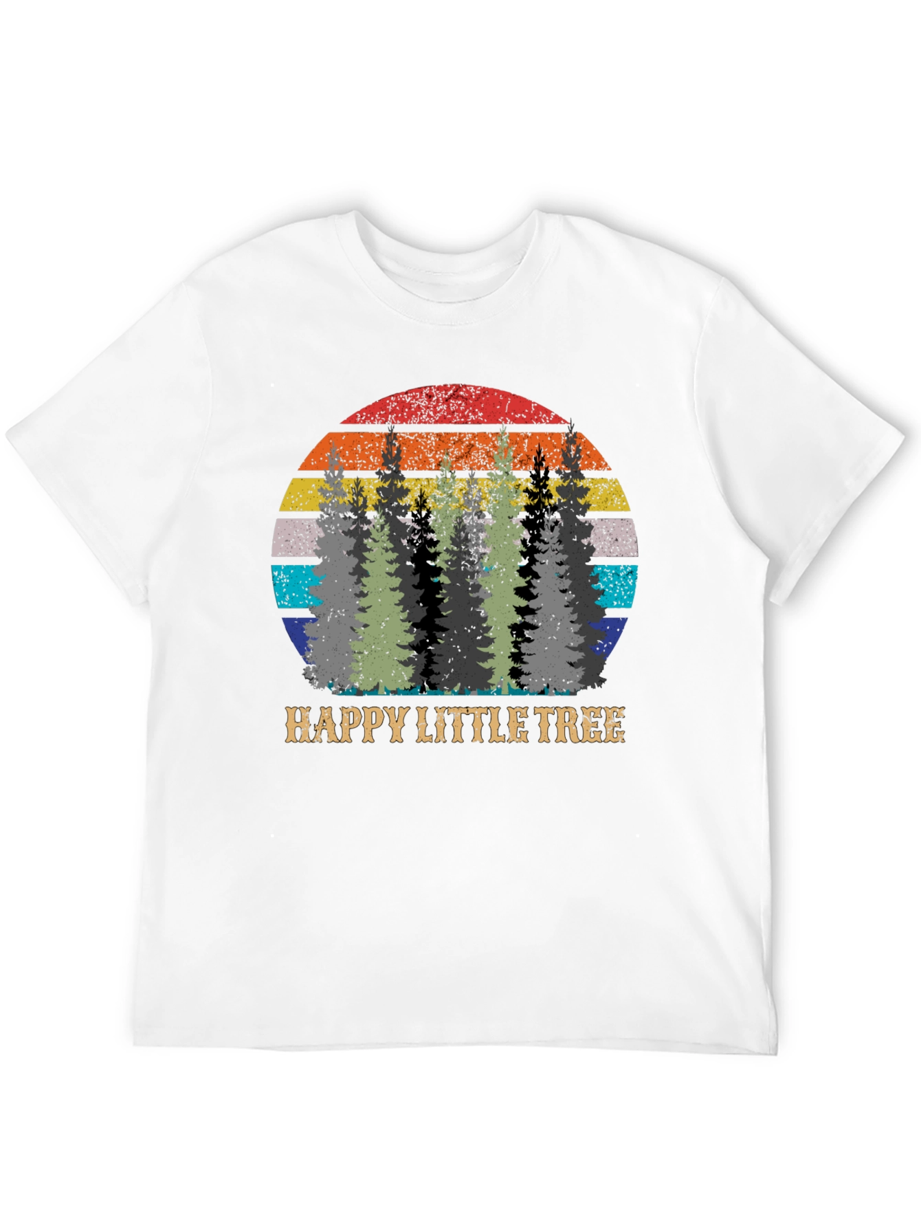 Happy Little Tree Graphic T-Shirt