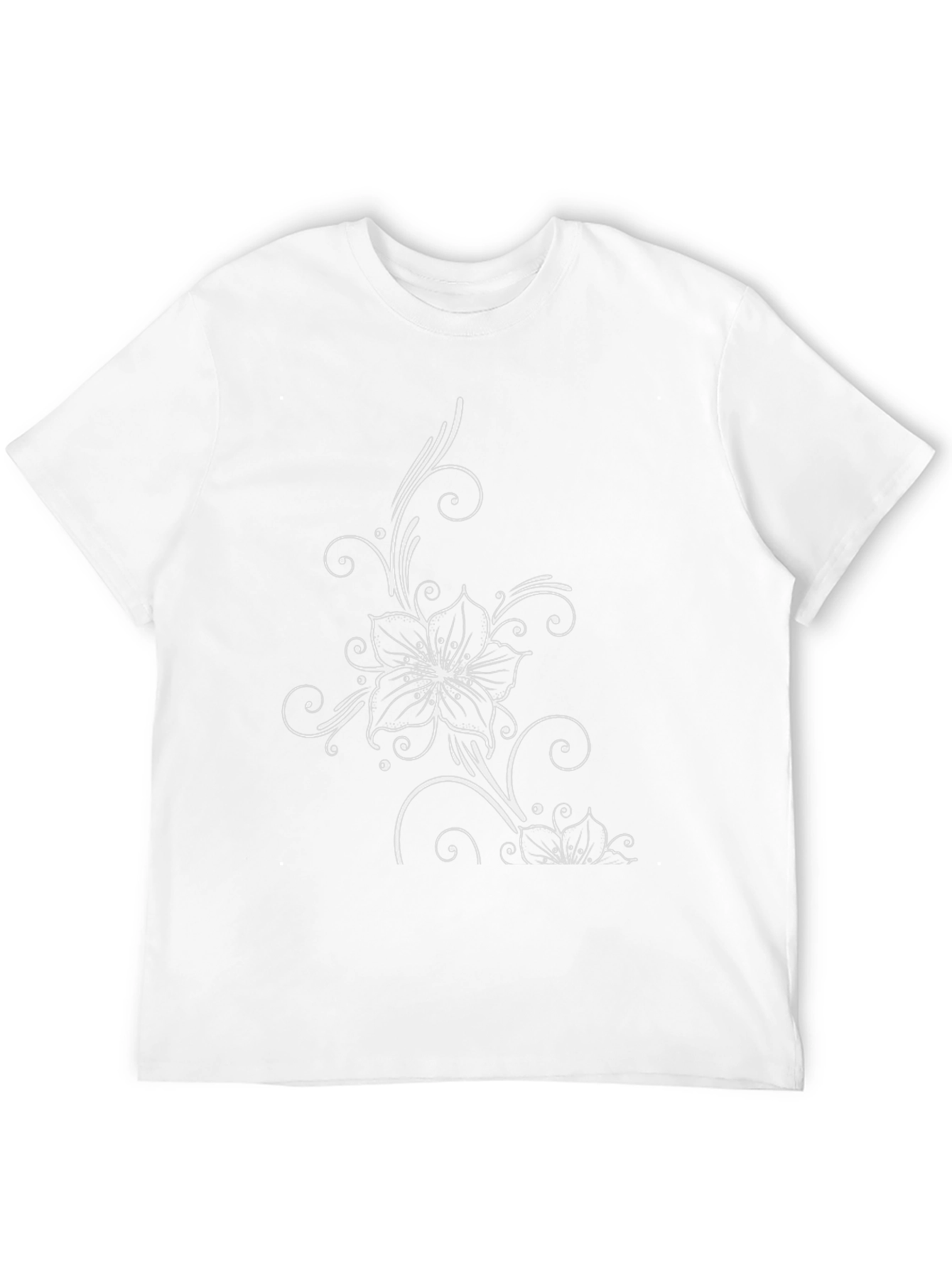 Black Floral Graphic Tee