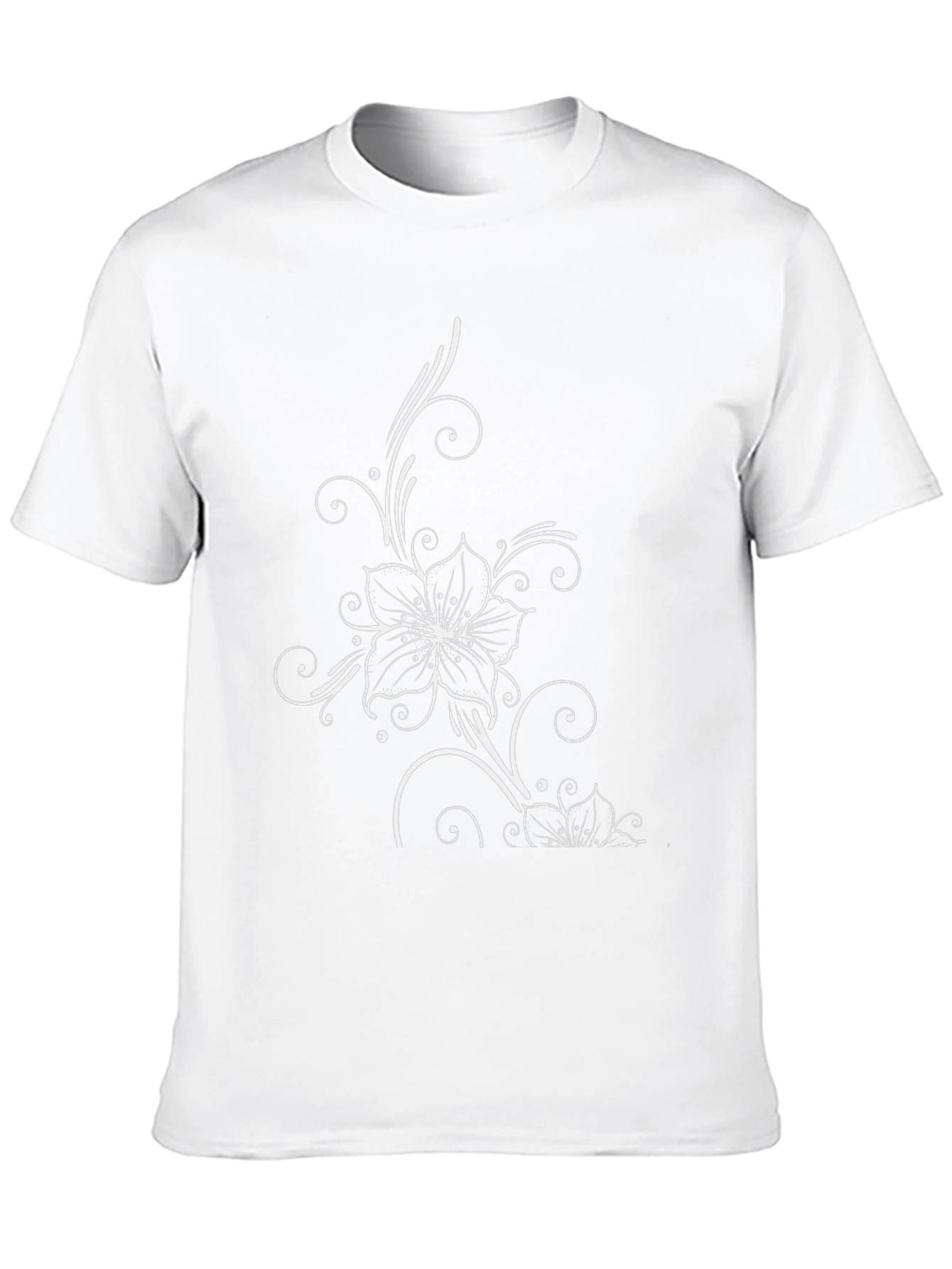 Black Floral Graphic Tee