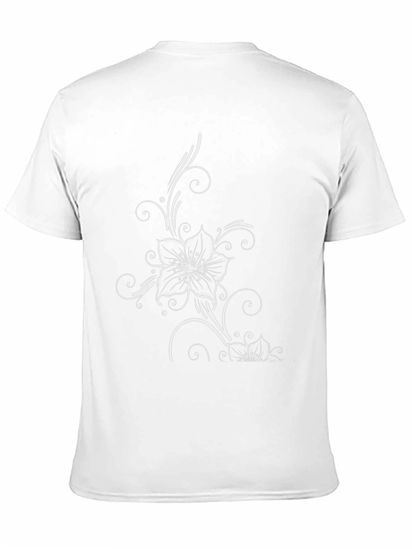 Black Floral Graphic Tee