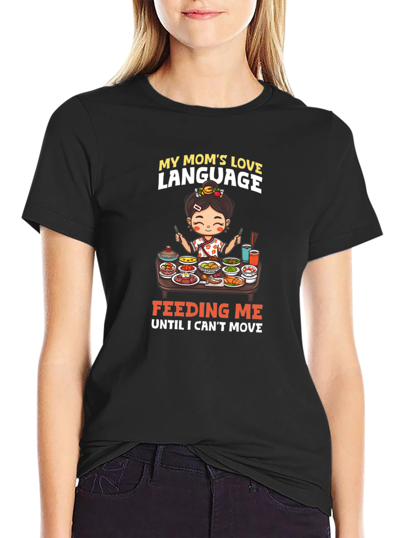 My Moms Love Language Graphic Tee