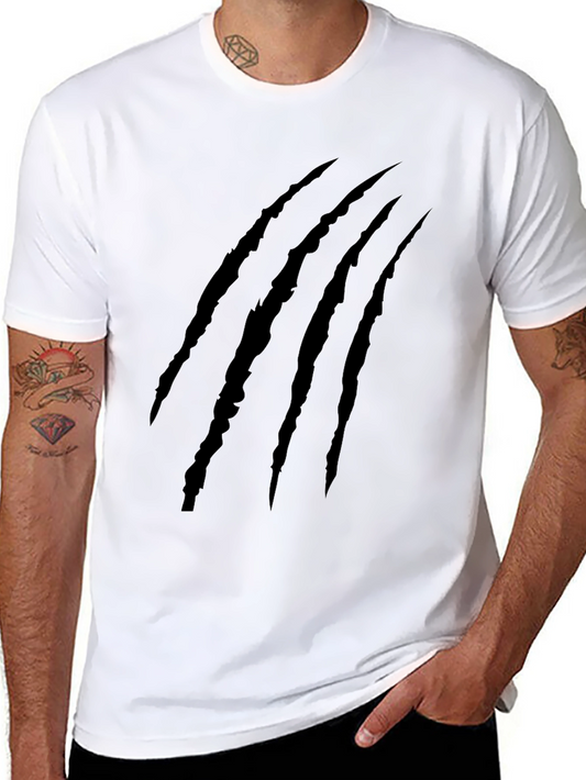 Claw Mark Graphic Tee - Mens Black T-Shirt
