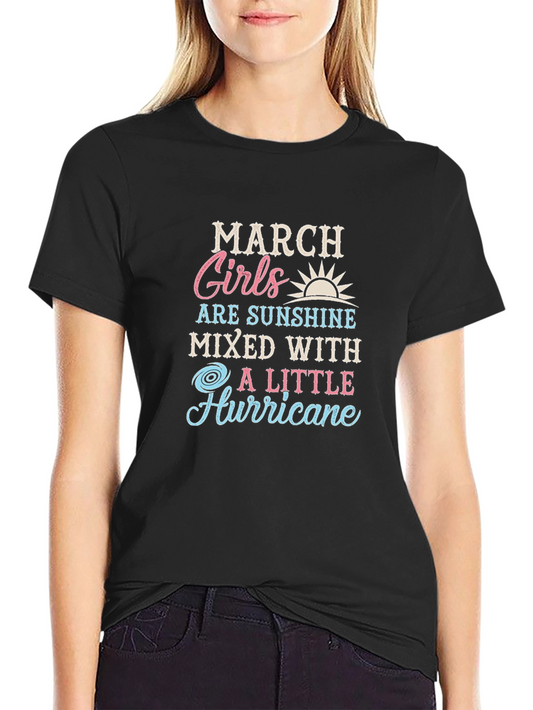 March Girls Sunshine Hurricane Graphic Tee