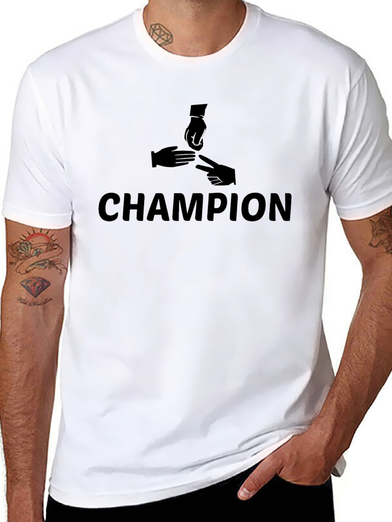 Champion Rock Paper Scissors T-Shirt