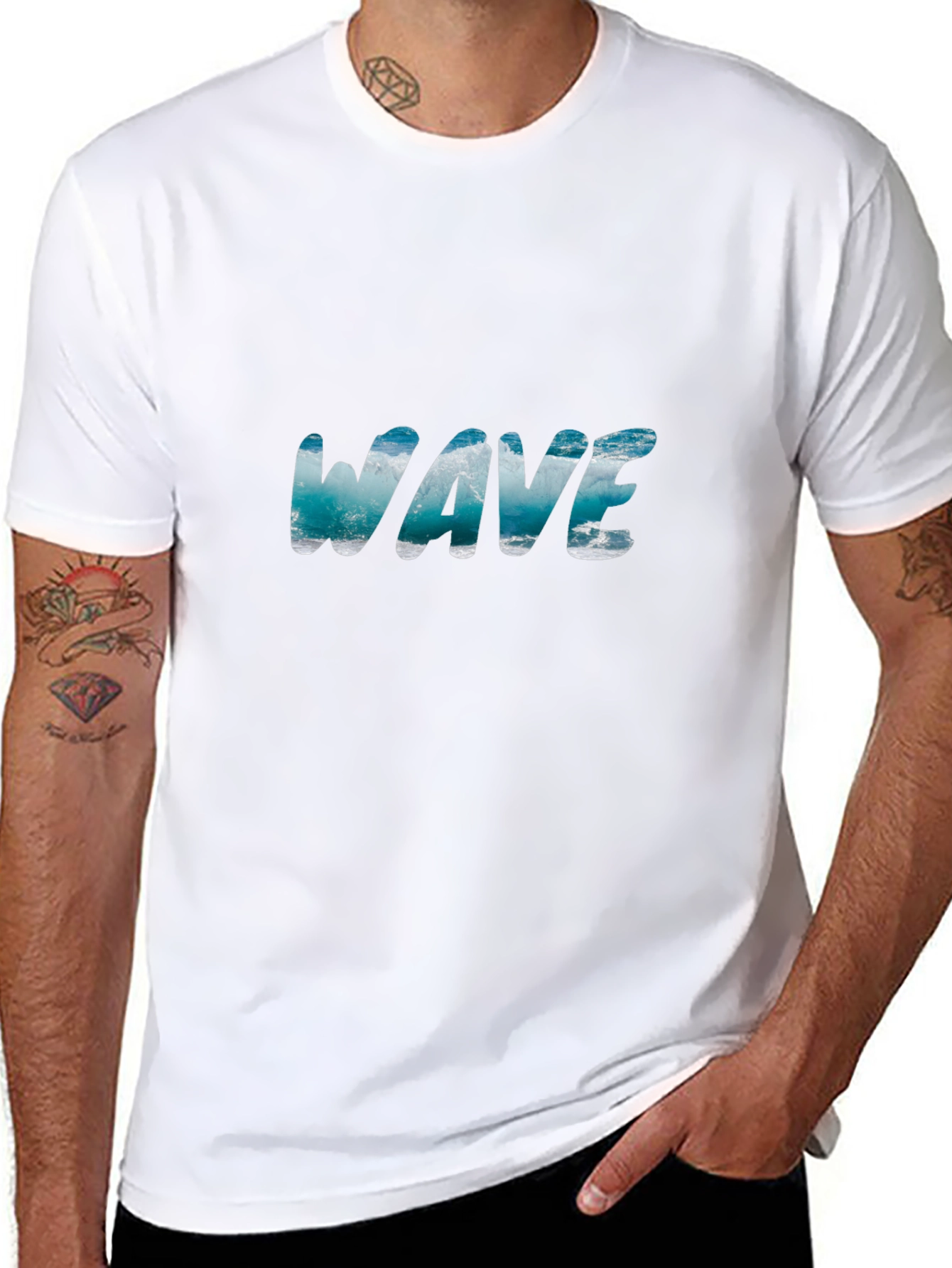 Wave Graphic Tee - Ocean Lover Shirt
