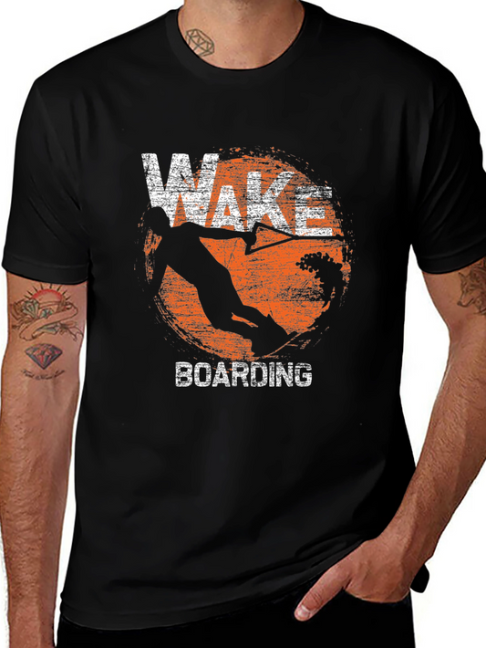 Wakeboarding Graphic Print Tee
