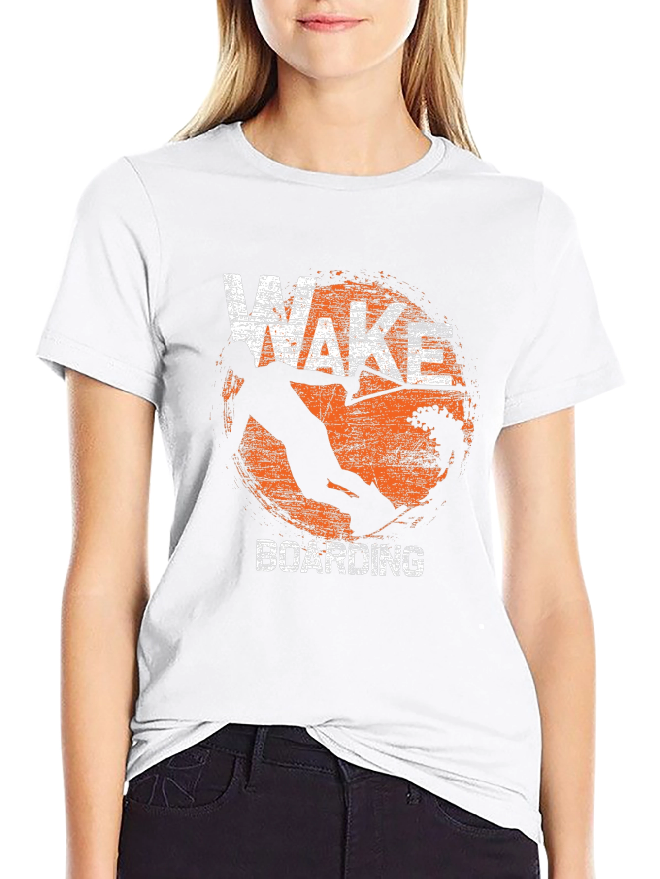 Wakeboarding Graphic Print Tee