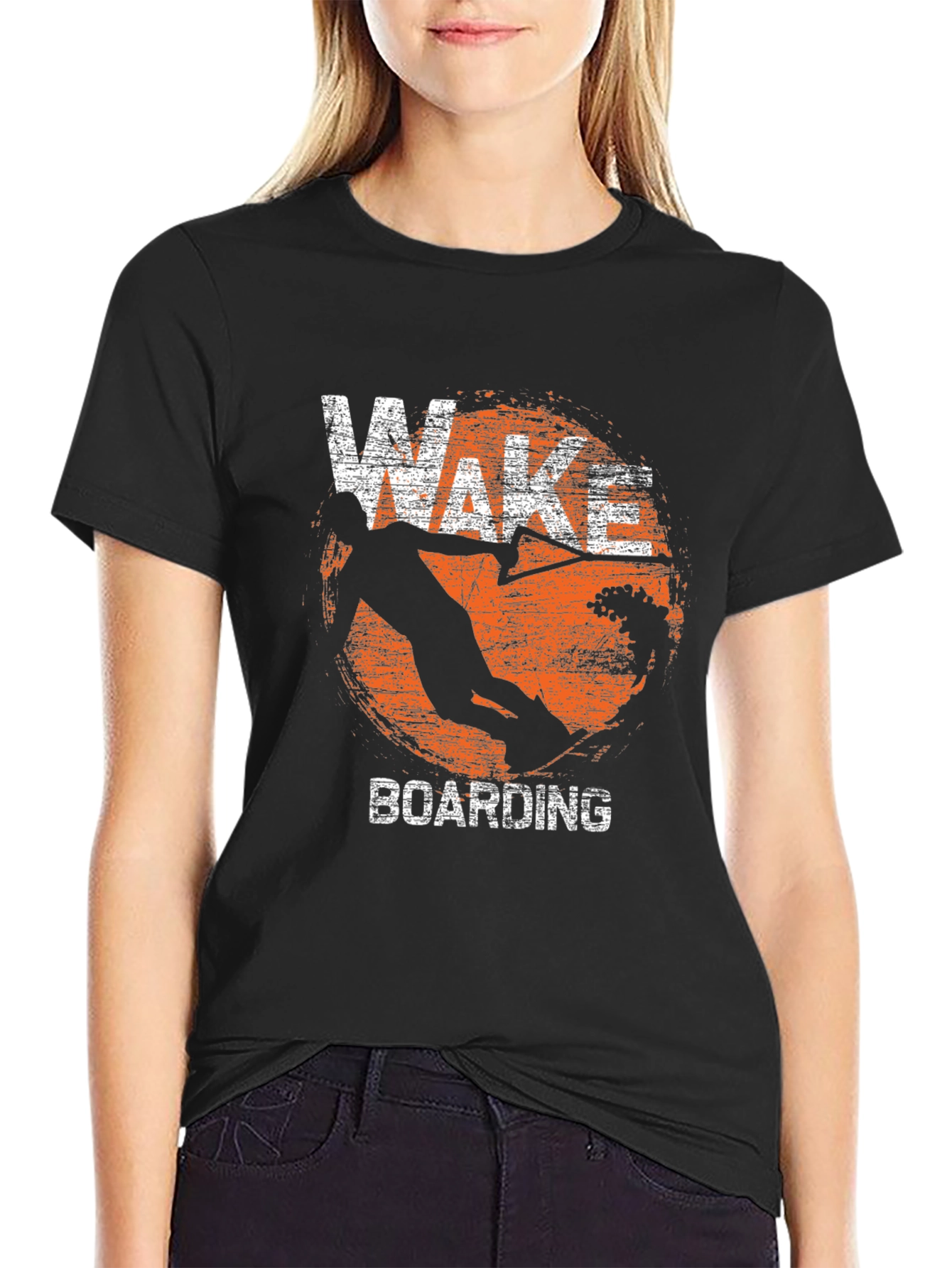 Wakeboarding Graphic Print Tee