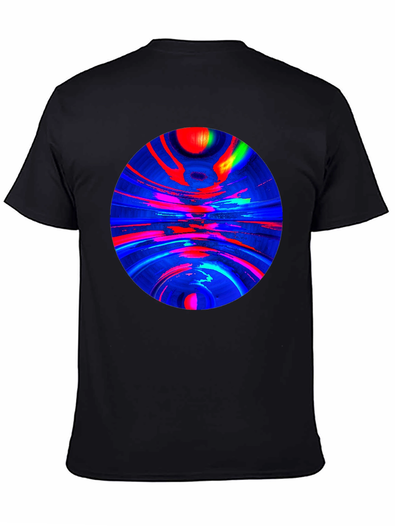 Abstract Circle Graphic T-Shirt