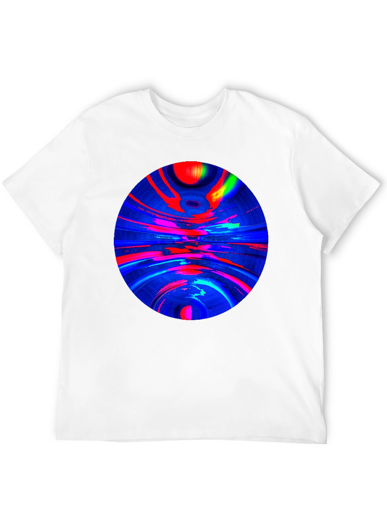 Abstract Circle Graphic T-Shirt