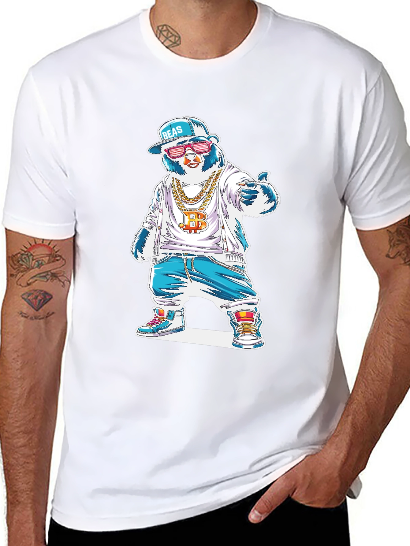 Cool Bear T-Shirt - Streetwear Style