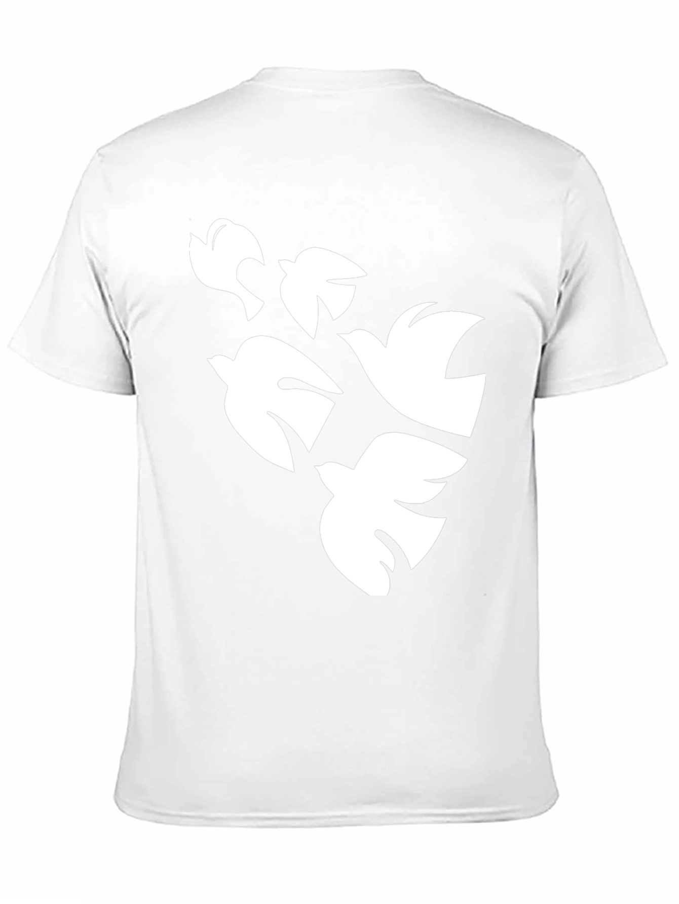 Doves in Flight Graphic Tee - Black