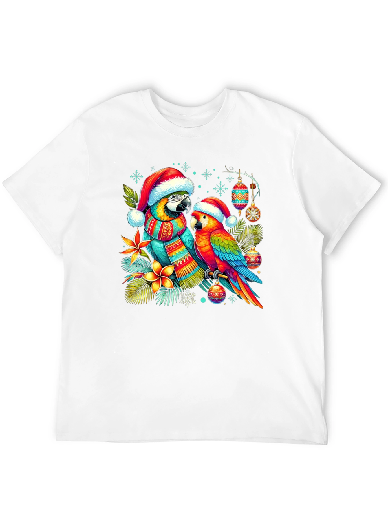 Christmas Parrots T-Shirt
