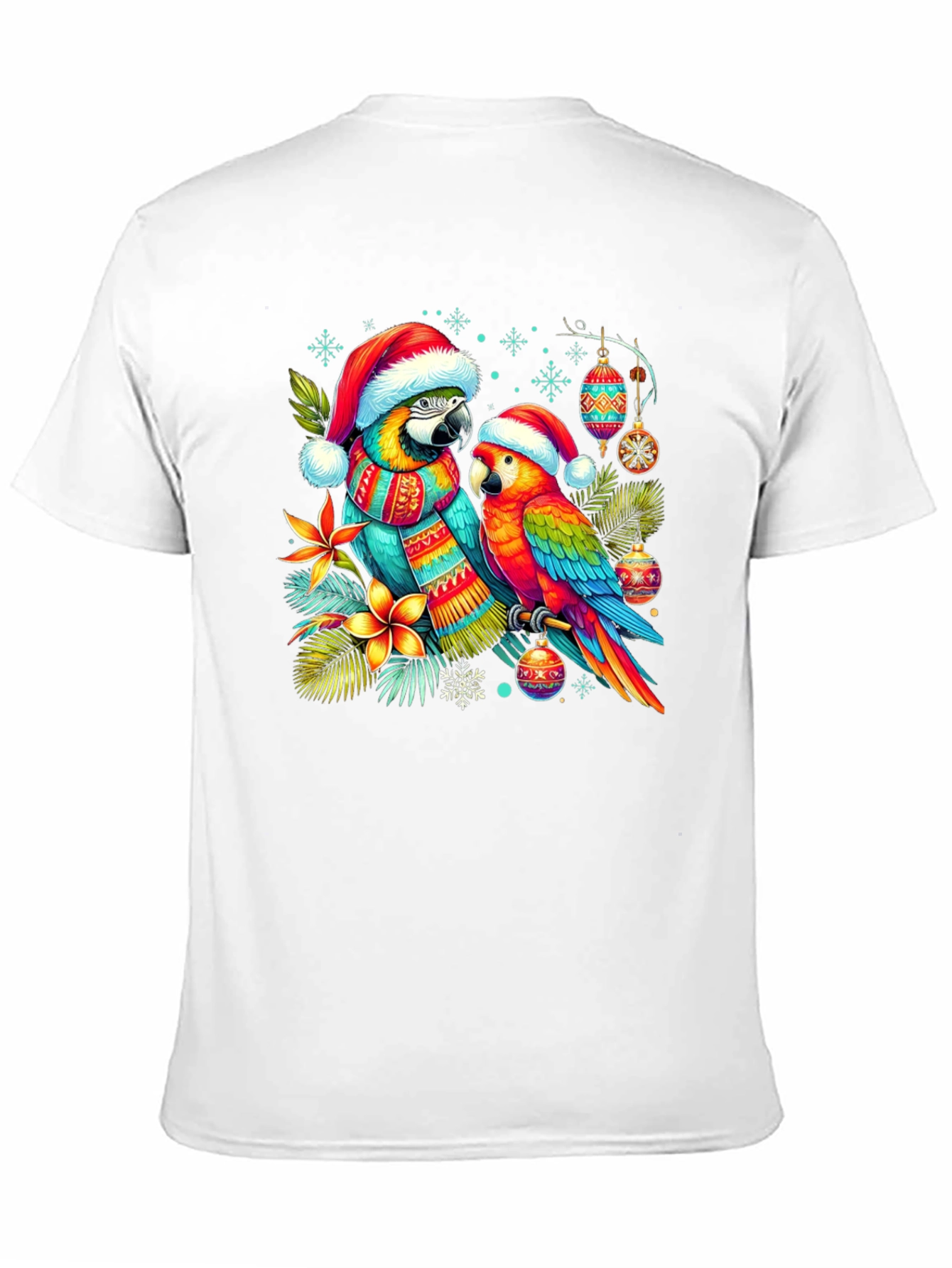 Christmas Parrots T-Shirt