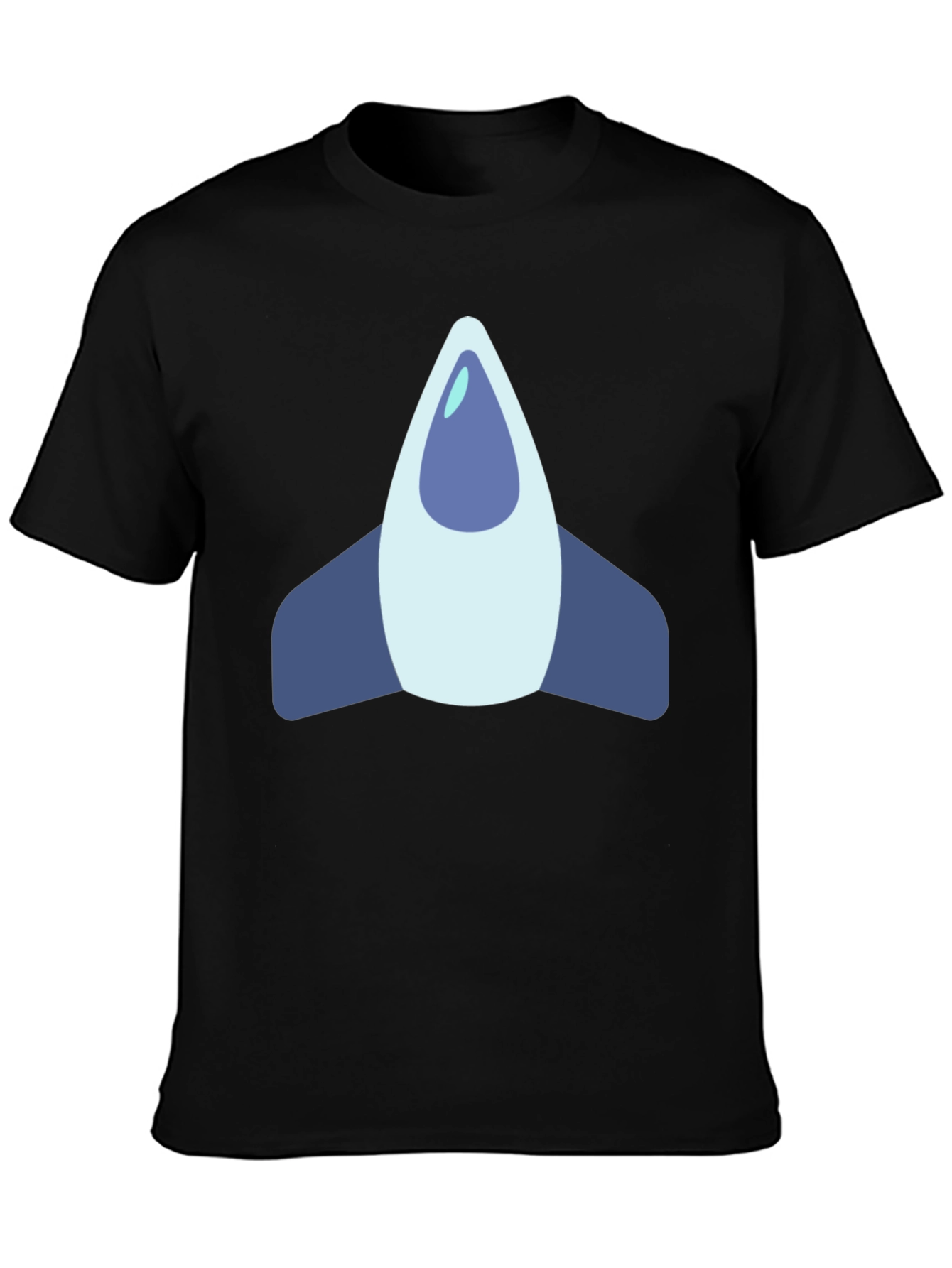 Rocket Graphic Black T-Shirt